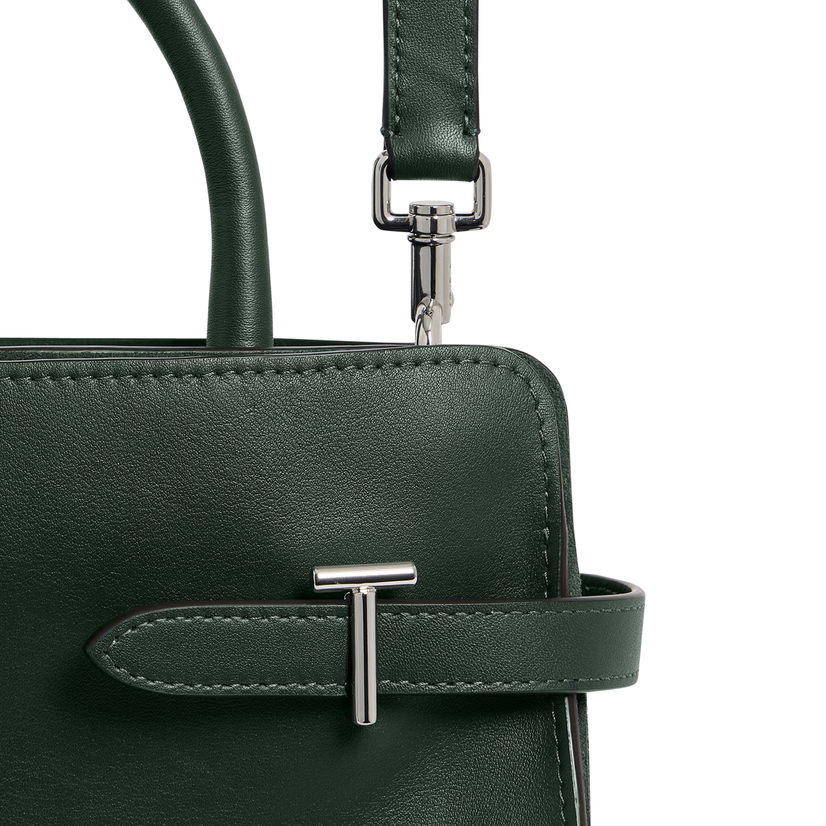 Leather handbag | Green LE TANNEUR Women