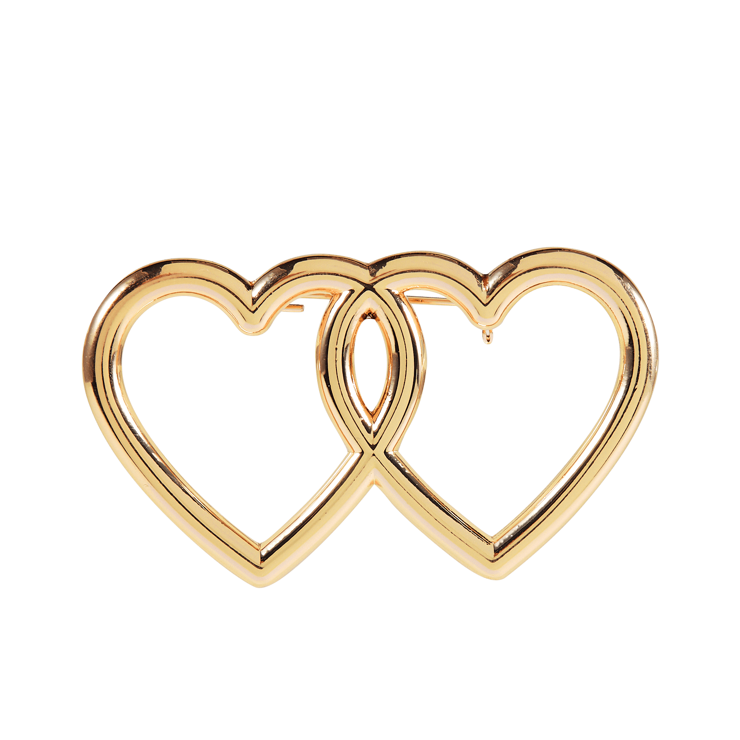 Wired brooch DES PETITS HAUTS Golden