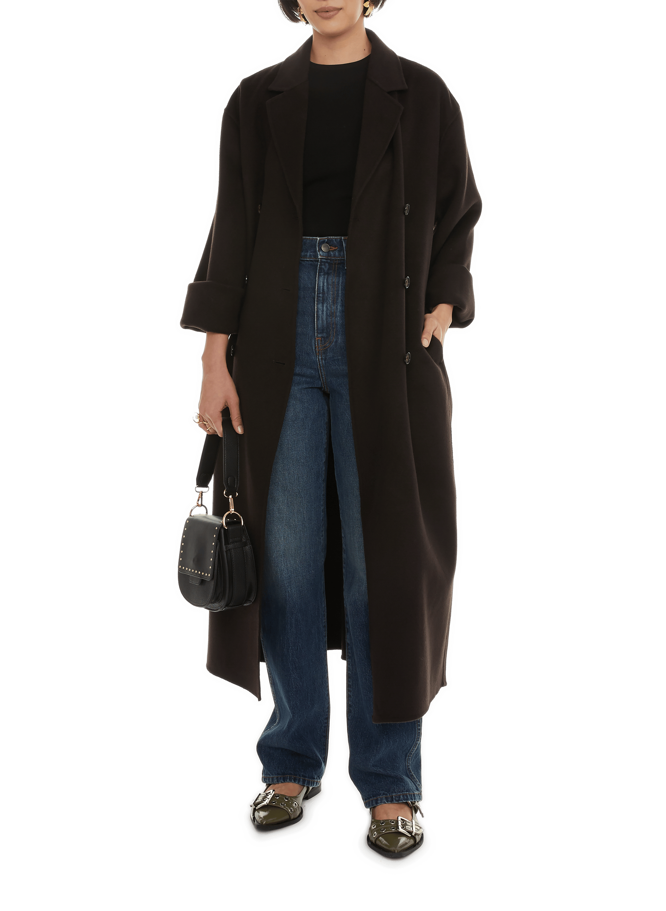 Shoulder bag AU PRINTEMPS PARIS Black