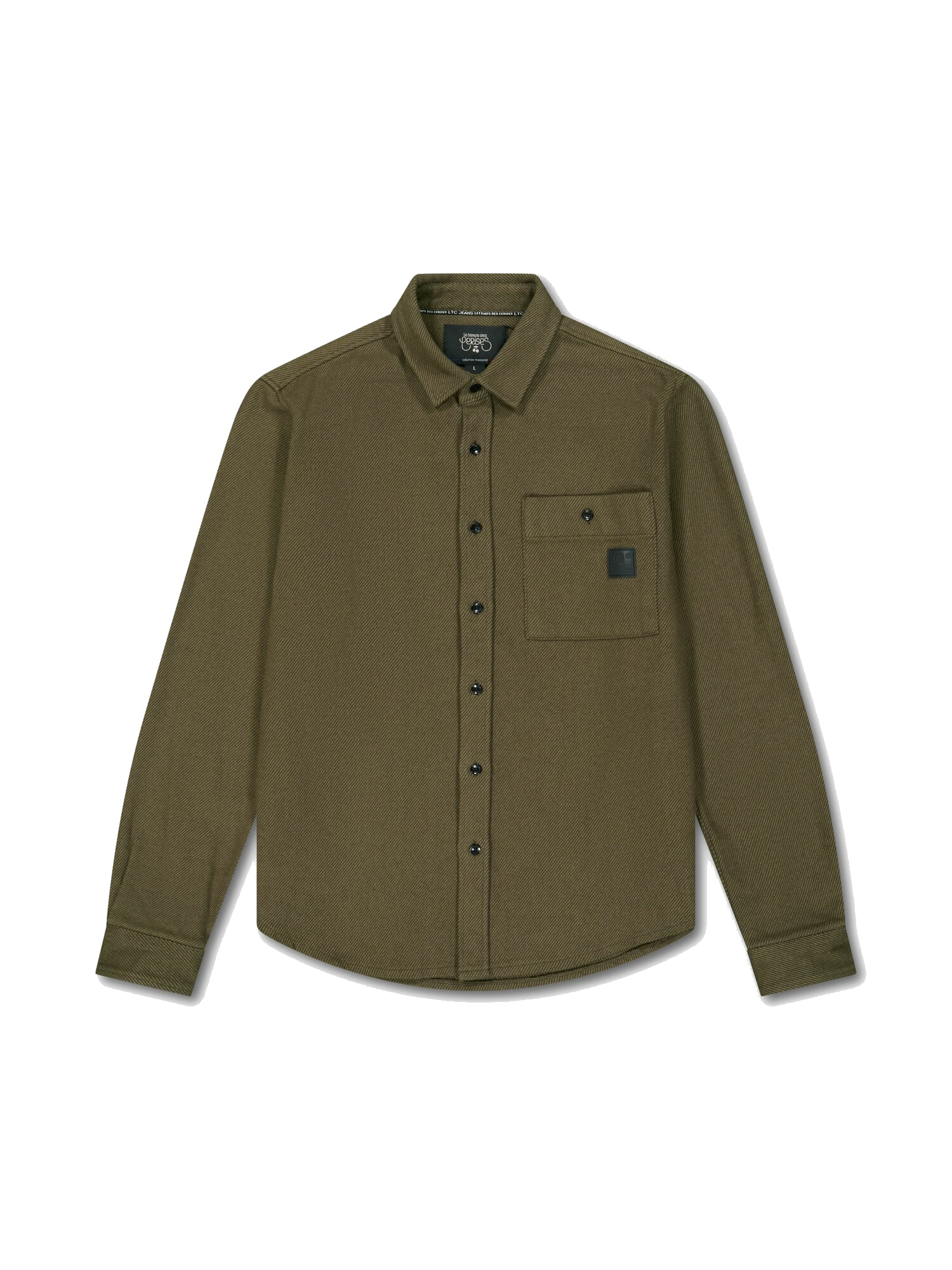 Buttoned shirt LE TEMPS DES CERISES Khaki