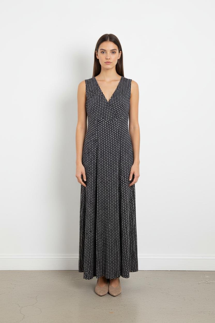 Robe longue MAX MARA - Seconde Main Bleu