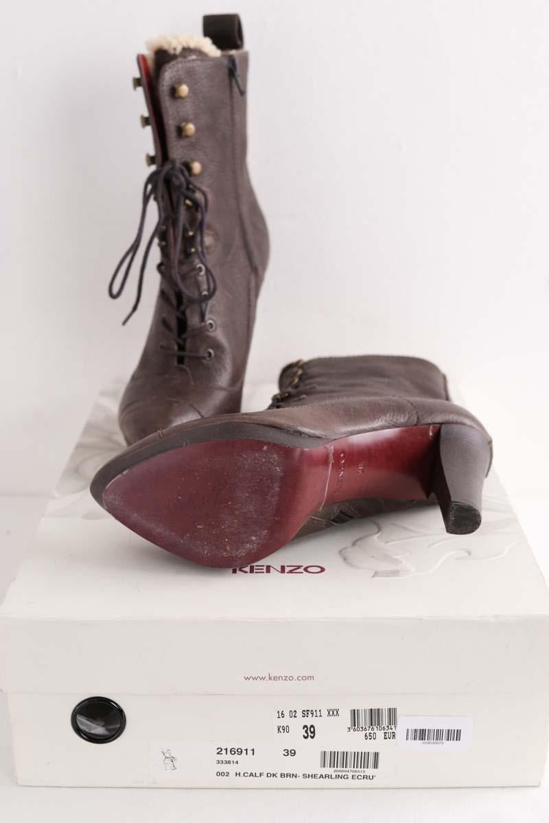 Ankle boots KENZO - SECONDE MAIN Brown