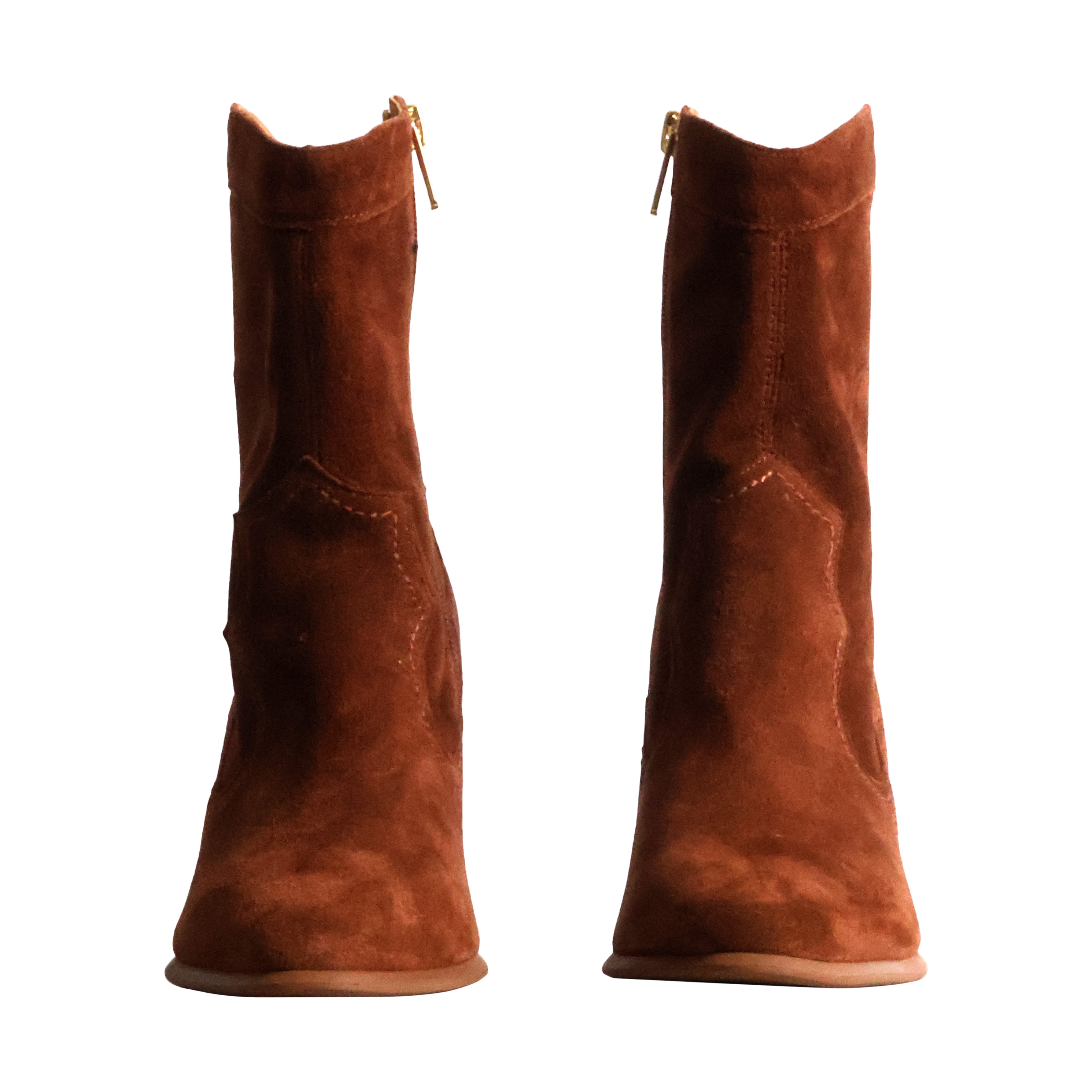 Arizonia leather ankle boot EMILIE KARSTON Brown