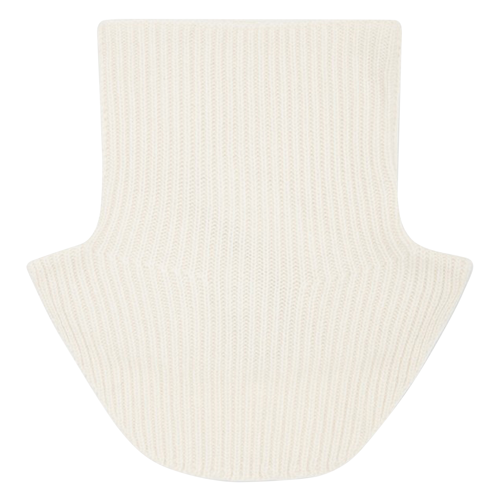 Afneembare col van kasjmier KOON Wit