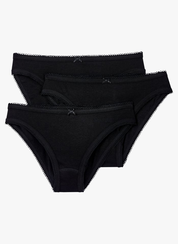 Lot De 3 Culottes En Coton Variante 1 Petit Bateau Femme Place