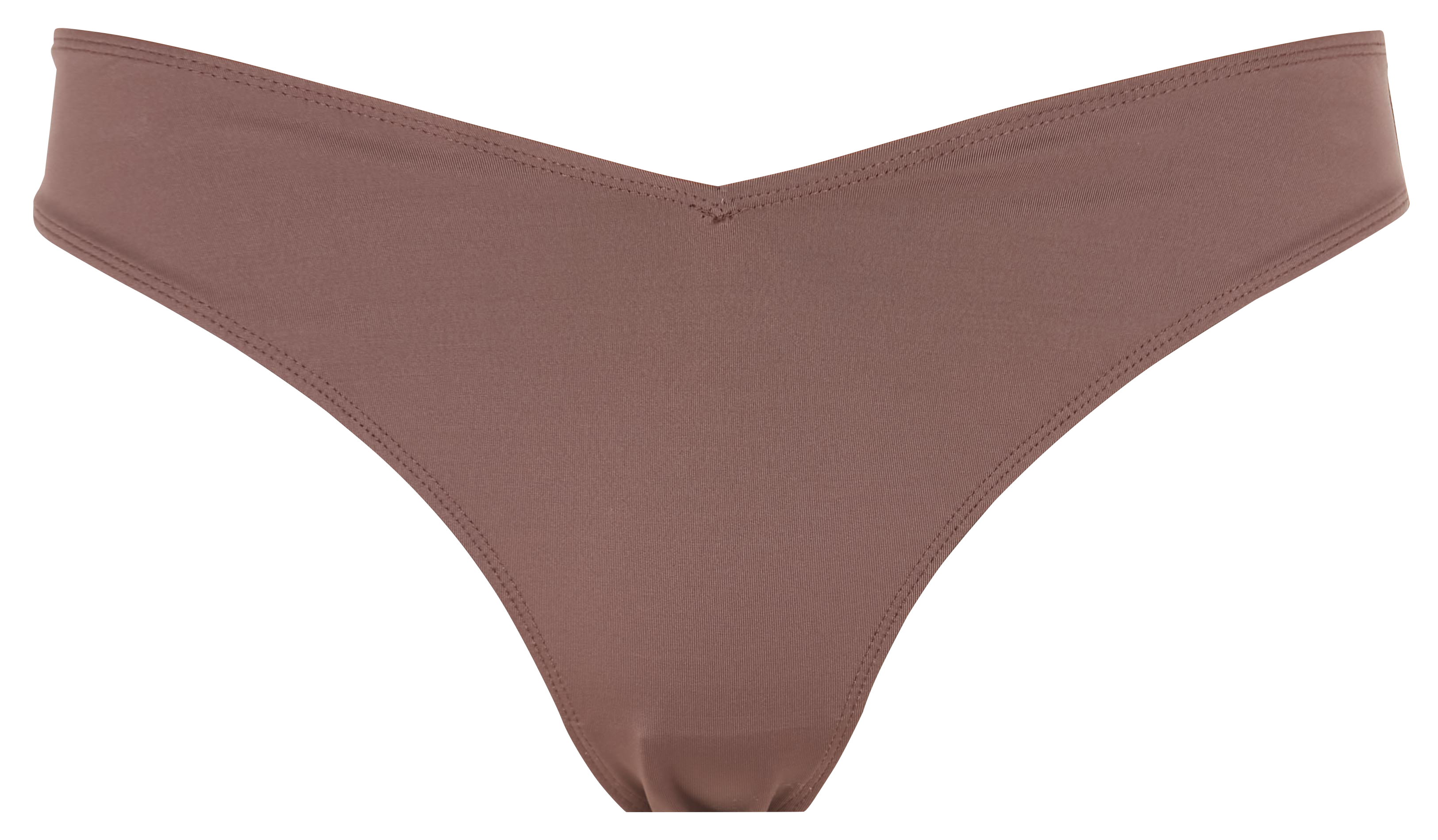 Bas de bikini en V  ALBERTINE Marron