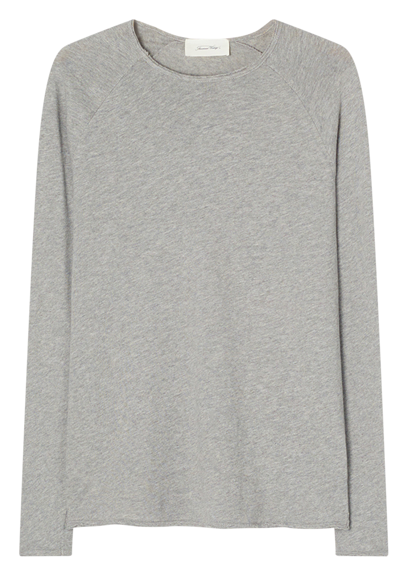 Flamed cotton round-neck T-shirt AMERICAN VINTAGE