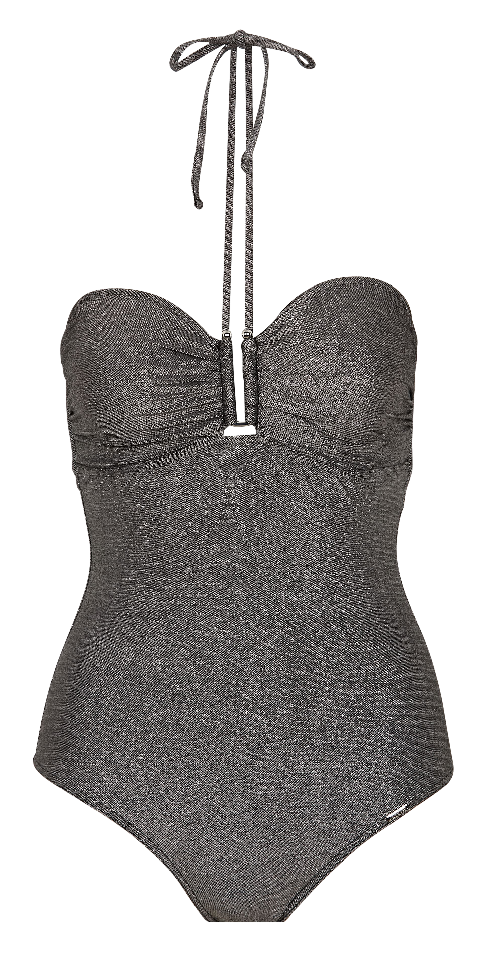 Sparkly one-piece swimsuit LIVIA Black