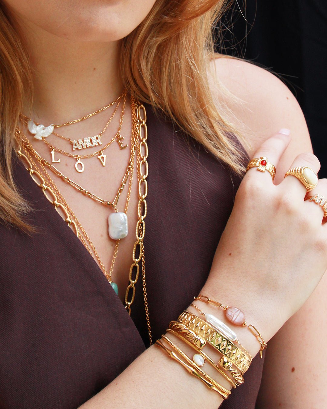 Magic Words Necklace NILAI Golden