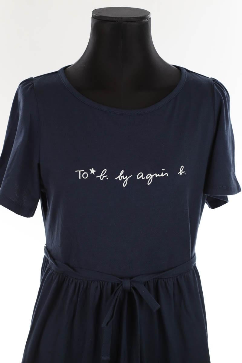 Cotton dress AGNES B. - Seconde Main Blue