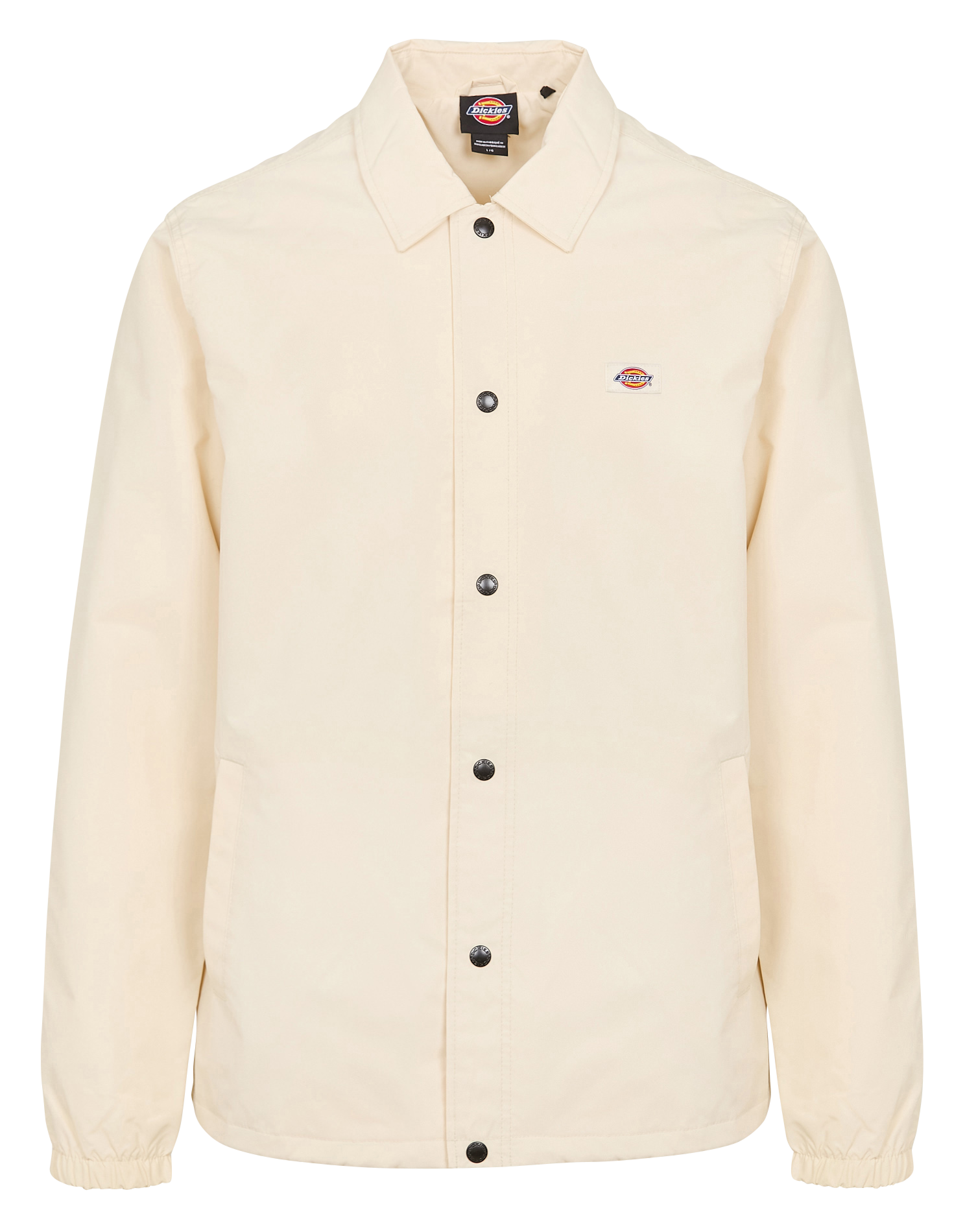 Straight buttoned jacket with long sleeves DICKIES White
