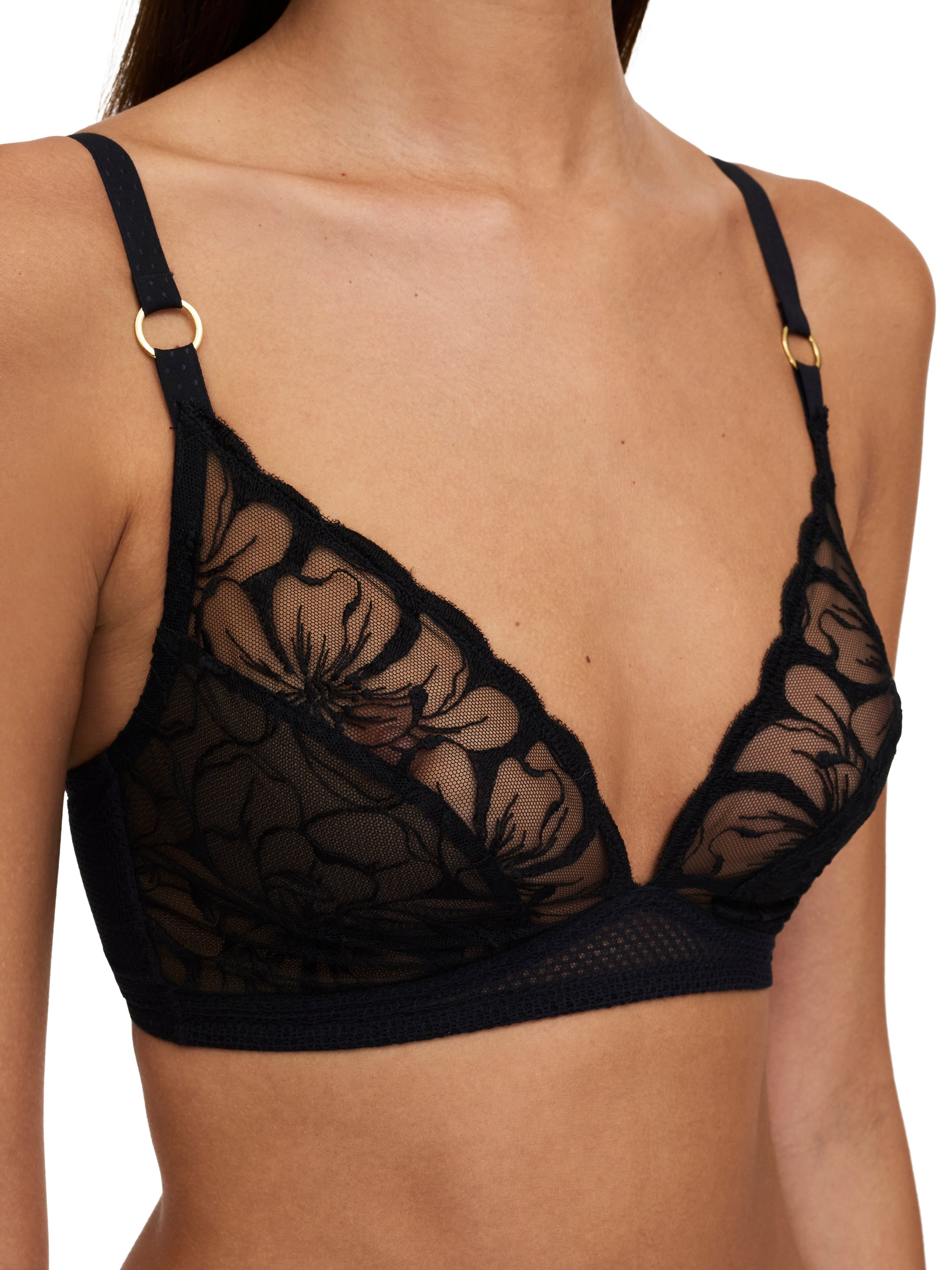 Non-wired triangle bra CHANTELLE Black