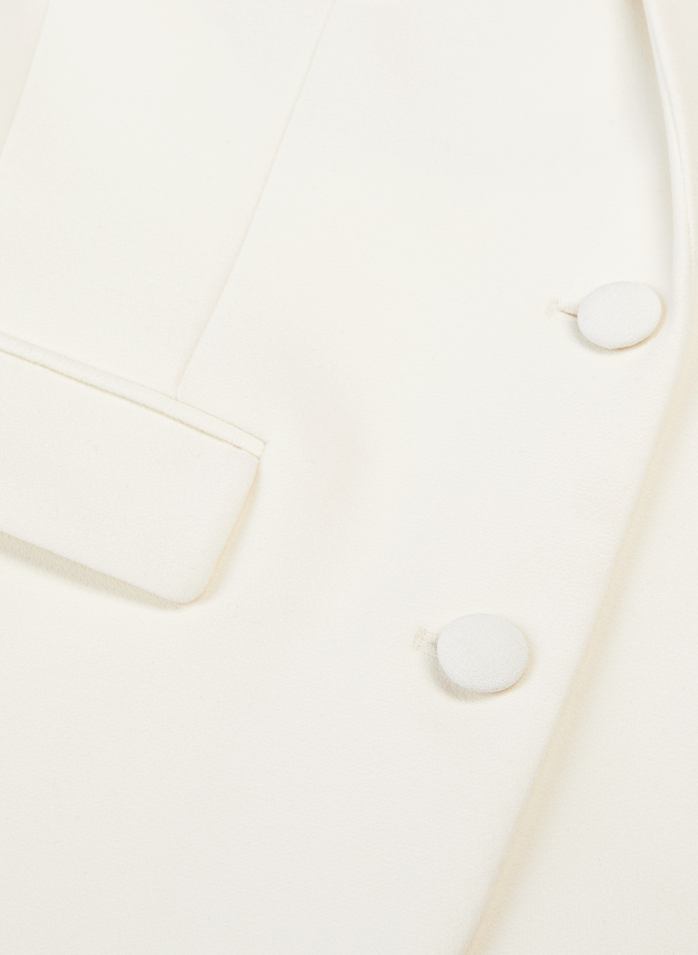 Crepe blazer with buttoned cuffs THE KOOPLES Beige