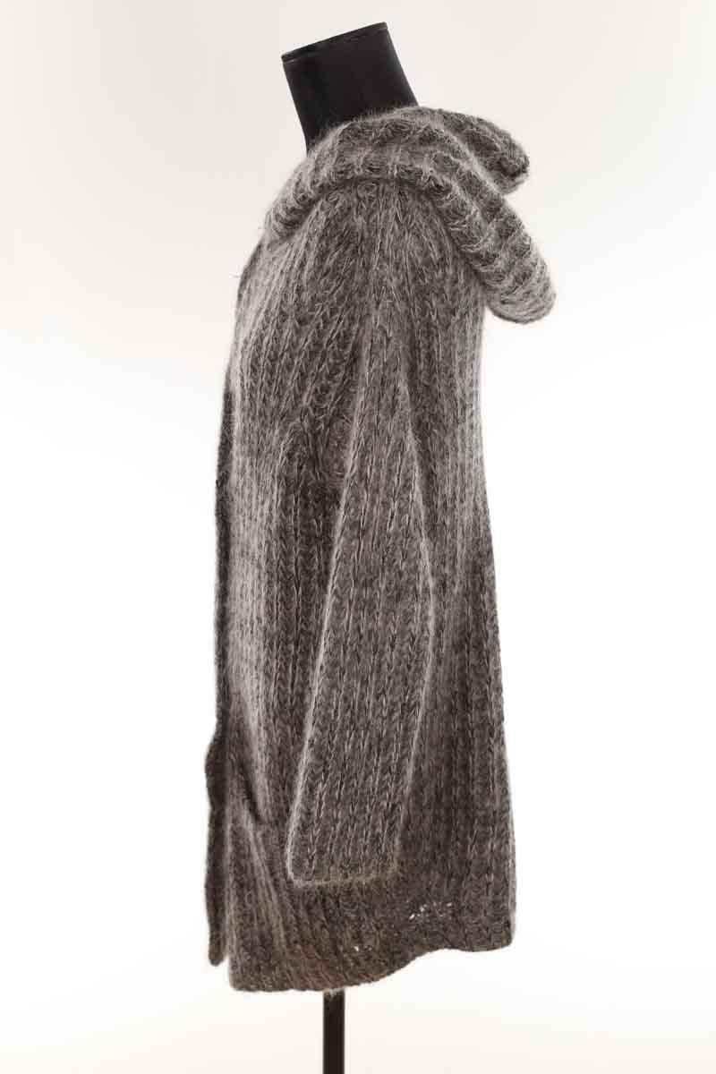 Dual material cardigan ISABEL MARANT ÉTOILE - SECONDE MAIN Grey