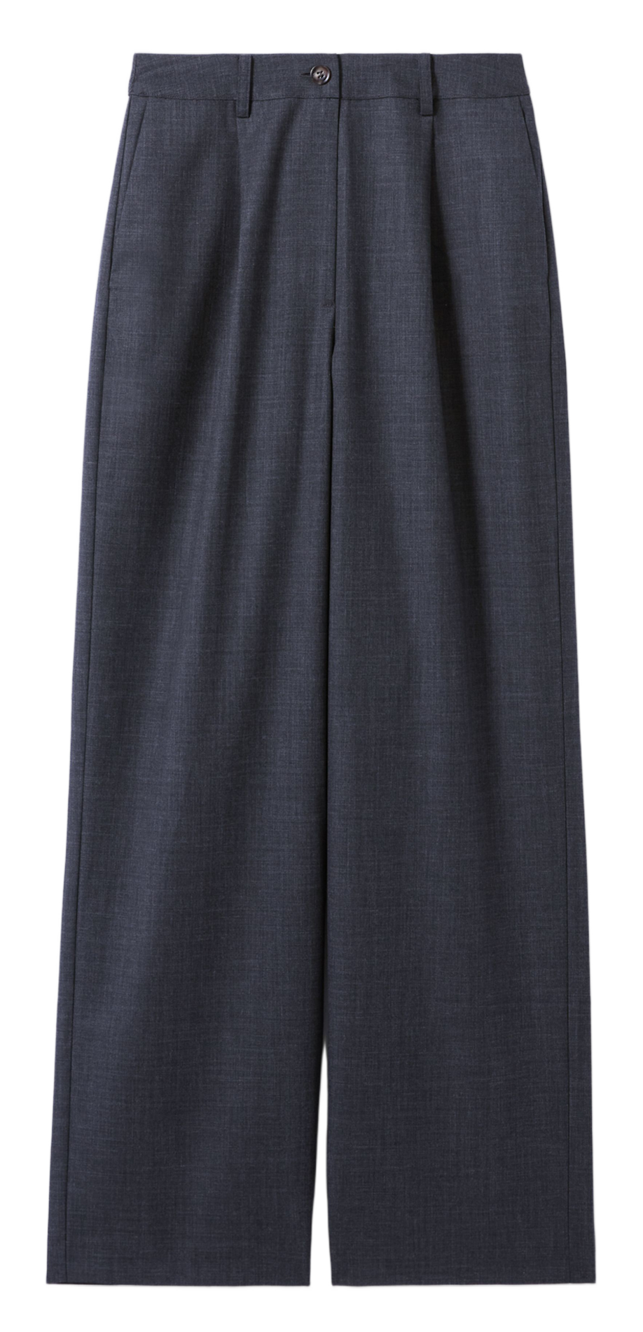 Pantalon taille haute uni CLAUDIE PIERLOT Gris