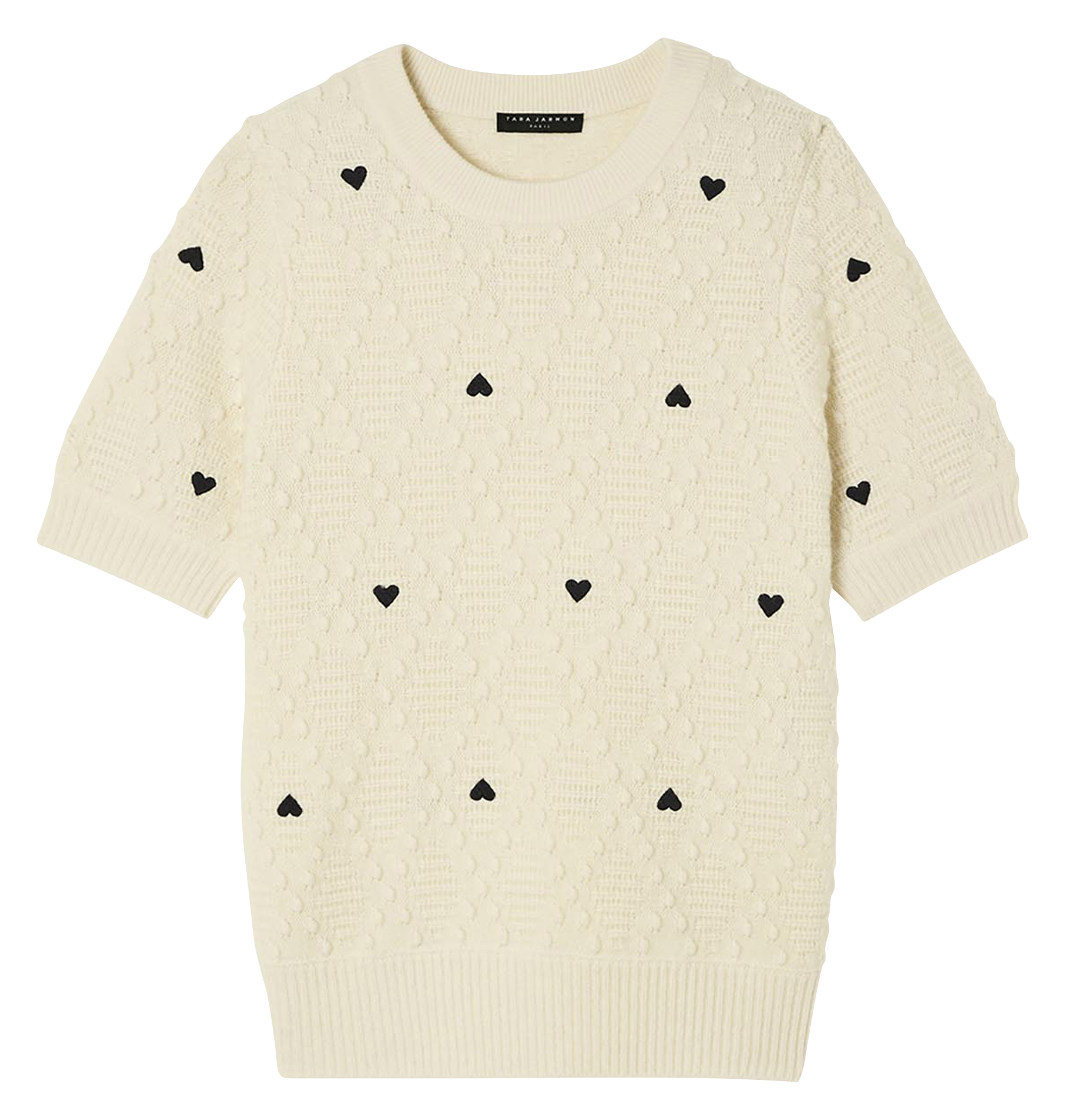 Maglione a girocollo in lana TARA JARMON Beige