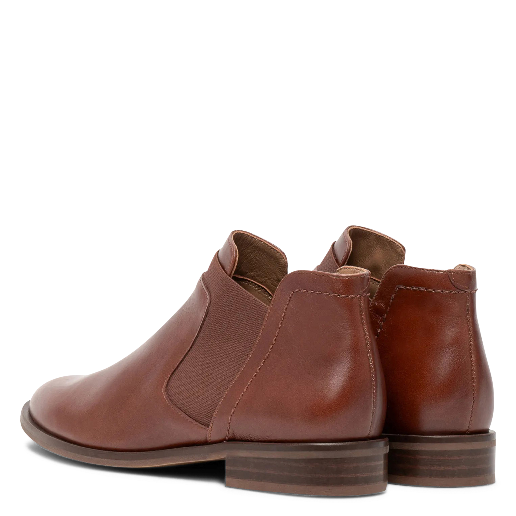 Chelsea Leder Ankle Boots BOCAGE Braun