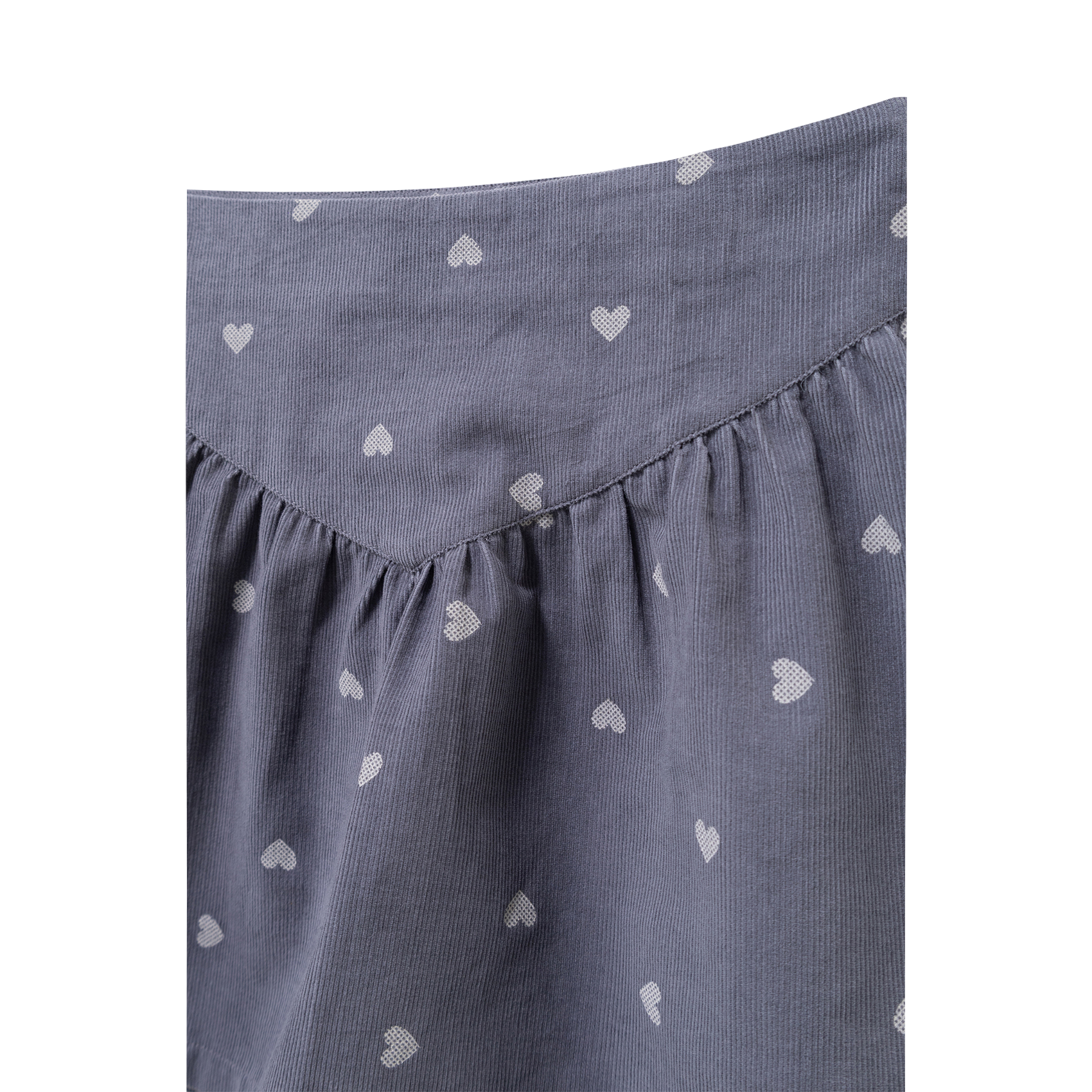 Jupe courte évasée en coton IKKS JUNIOR Bleu