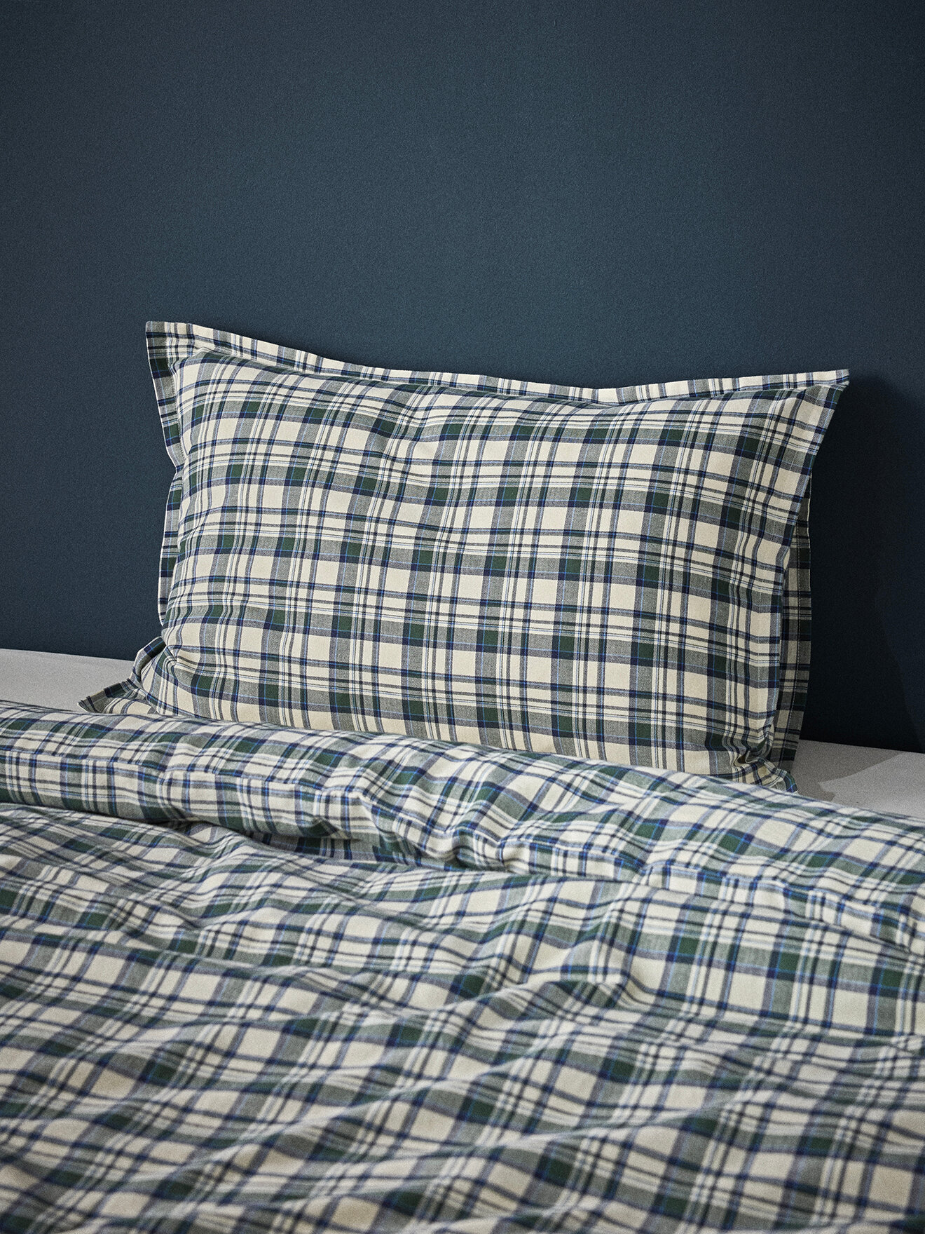 Soft cotton pillowcase "Andrea" CYRILLUS Blue