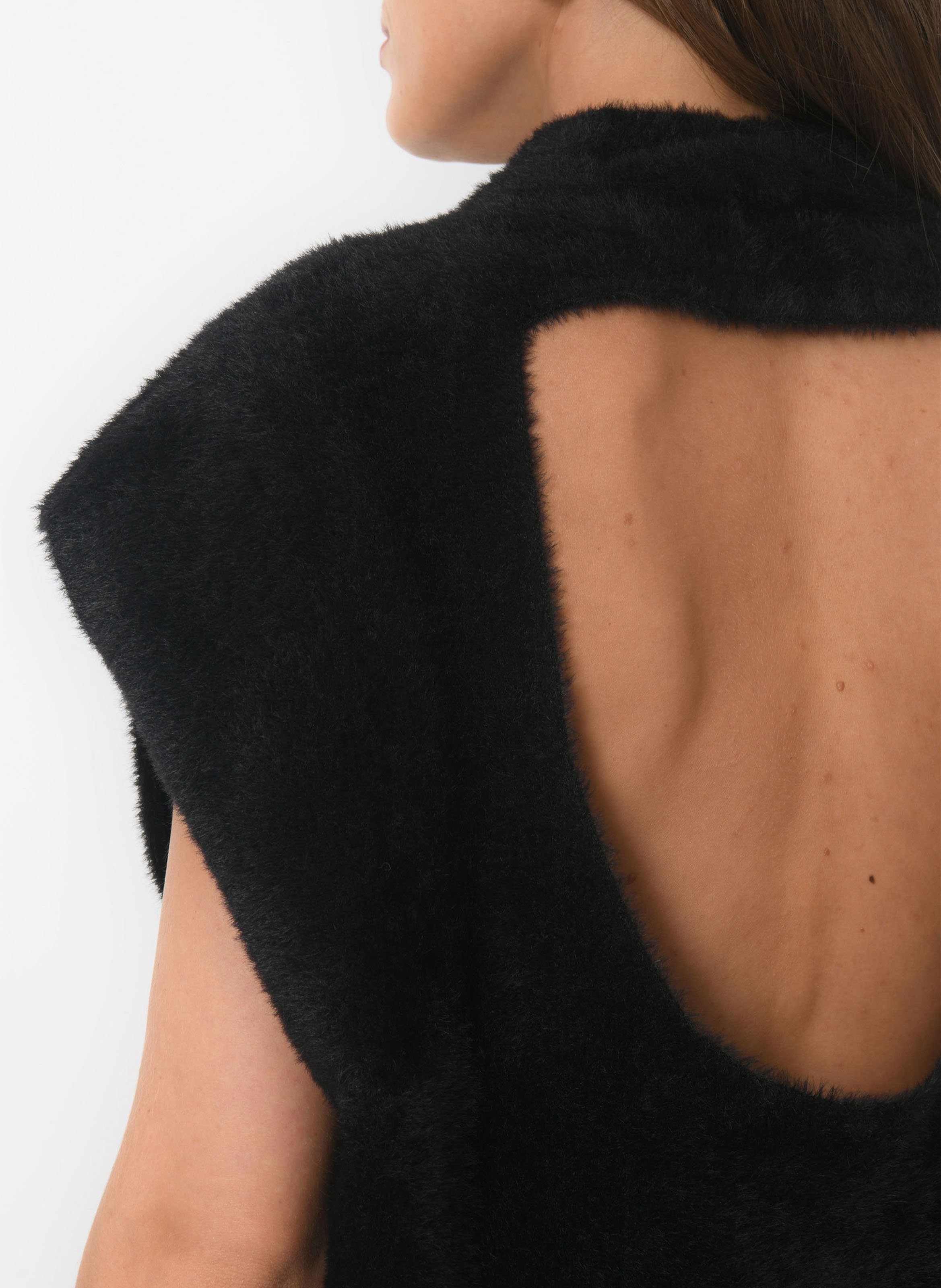 Oversize-Pullover mit Stehkragen KOOKAI Schwarz