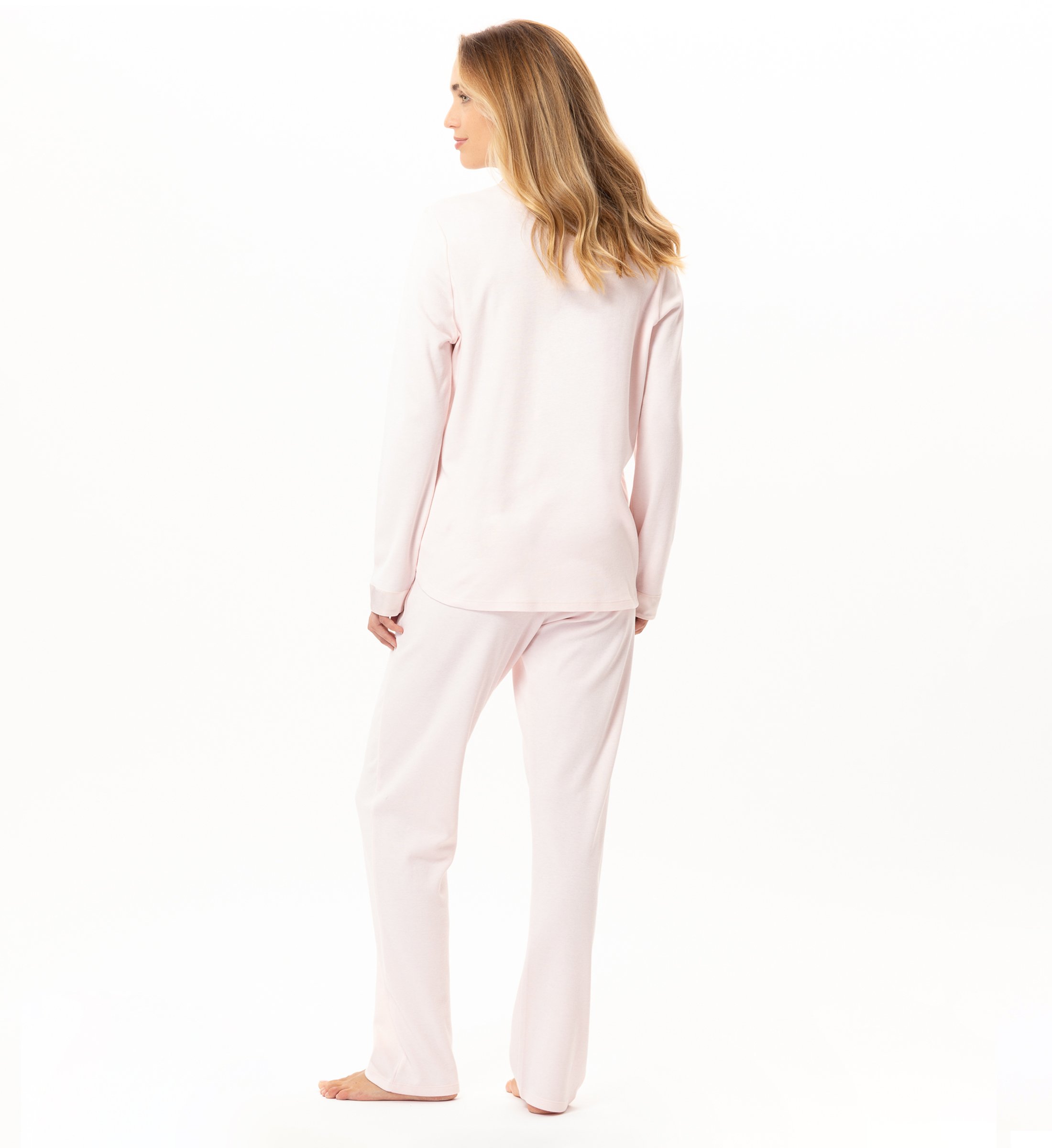 Buttoned cotton pajamas LE CHAT Pink