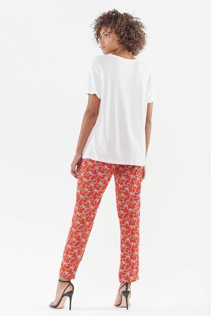 Tommy Badge T-shirt LE TEMPS DES CERISES White