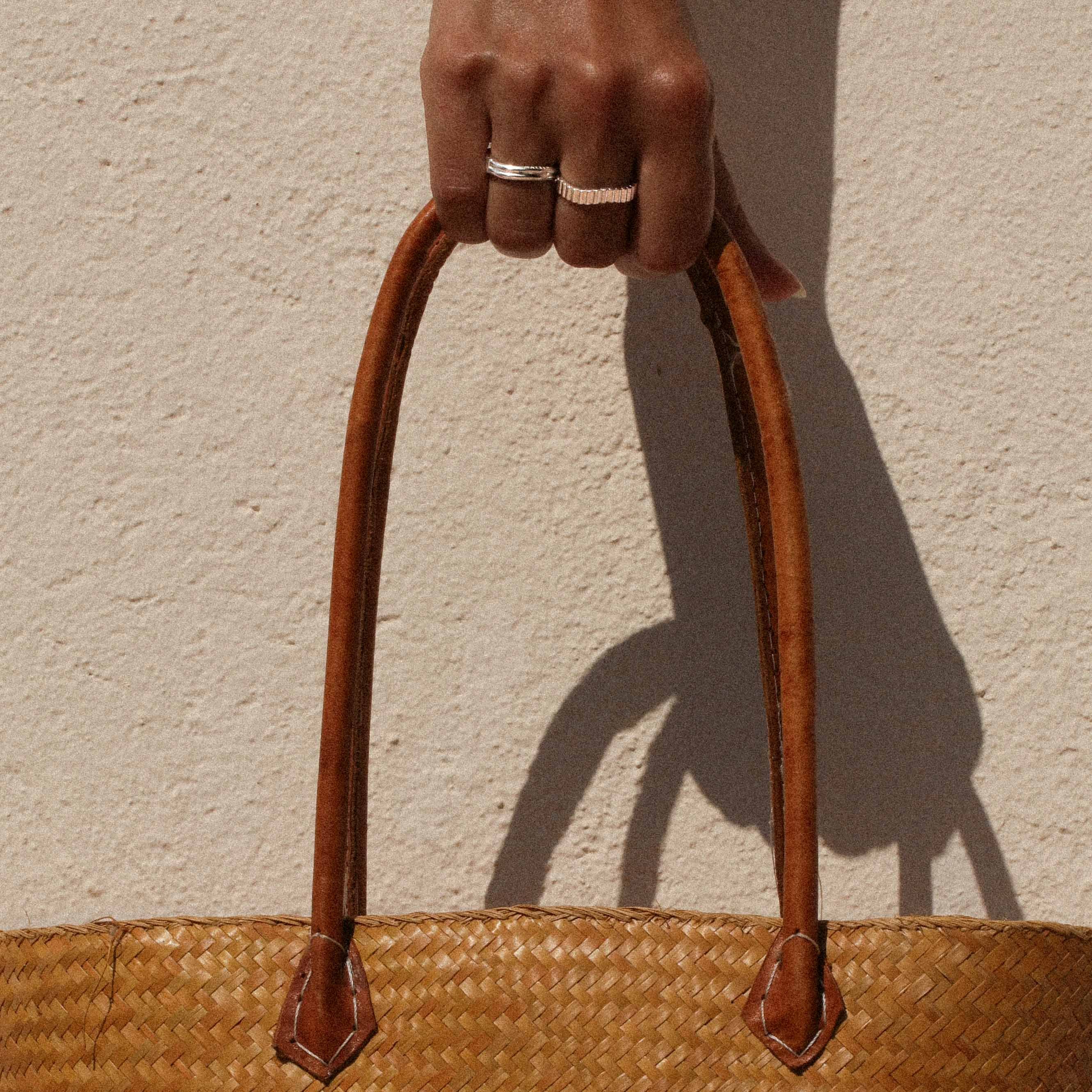 Reversible ring, recycled silver MAYRENA Silver