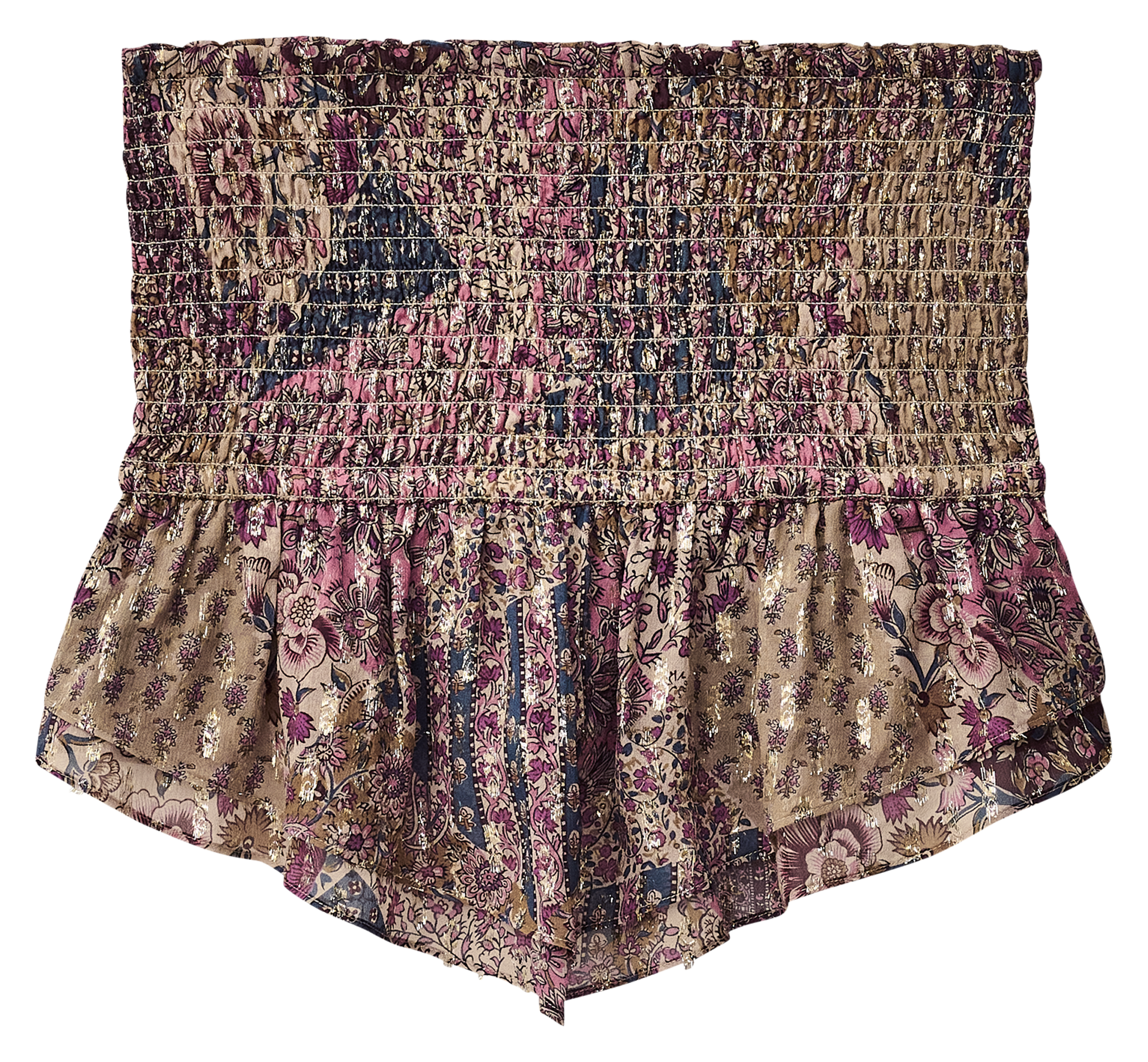 Top bustier imprimé BA&SH Rose