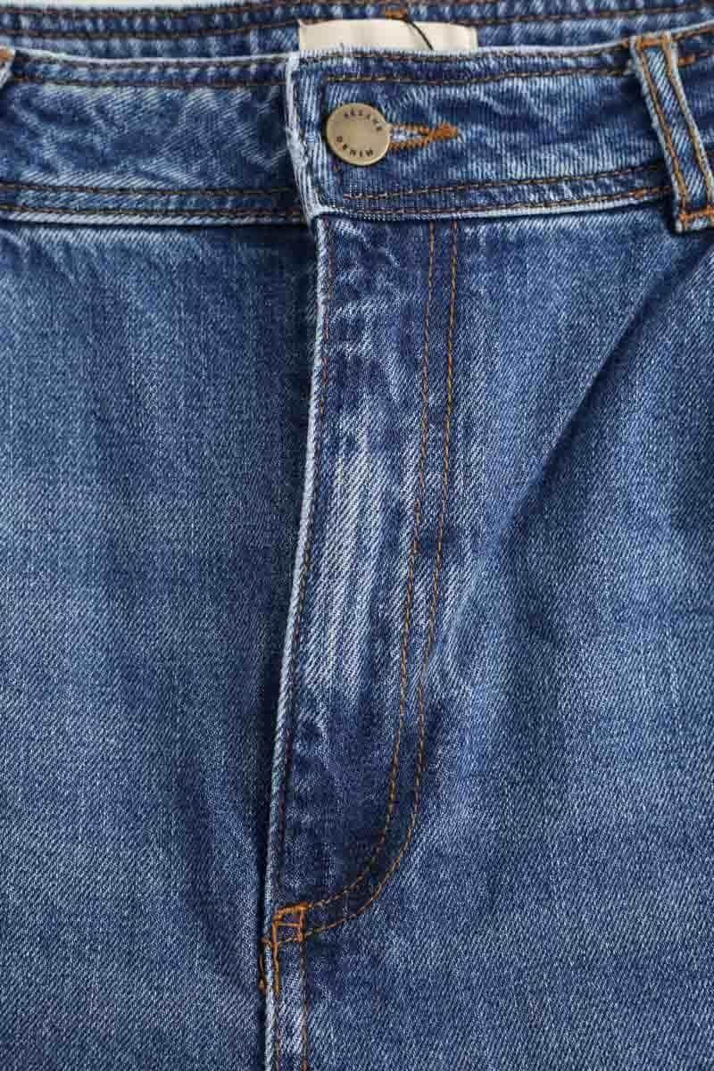 - Straight-leg jeans
- 5 pockets
- Straight cut
- Faded effect SEZANE - Seconde main Blue