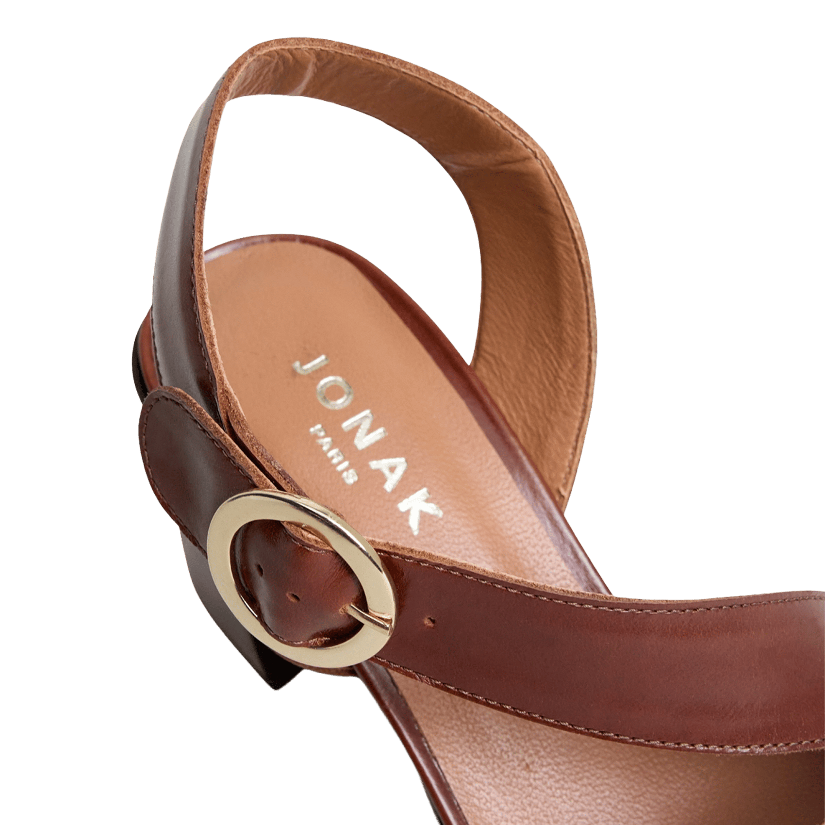 Caflo suede high sandals JONAK Brown