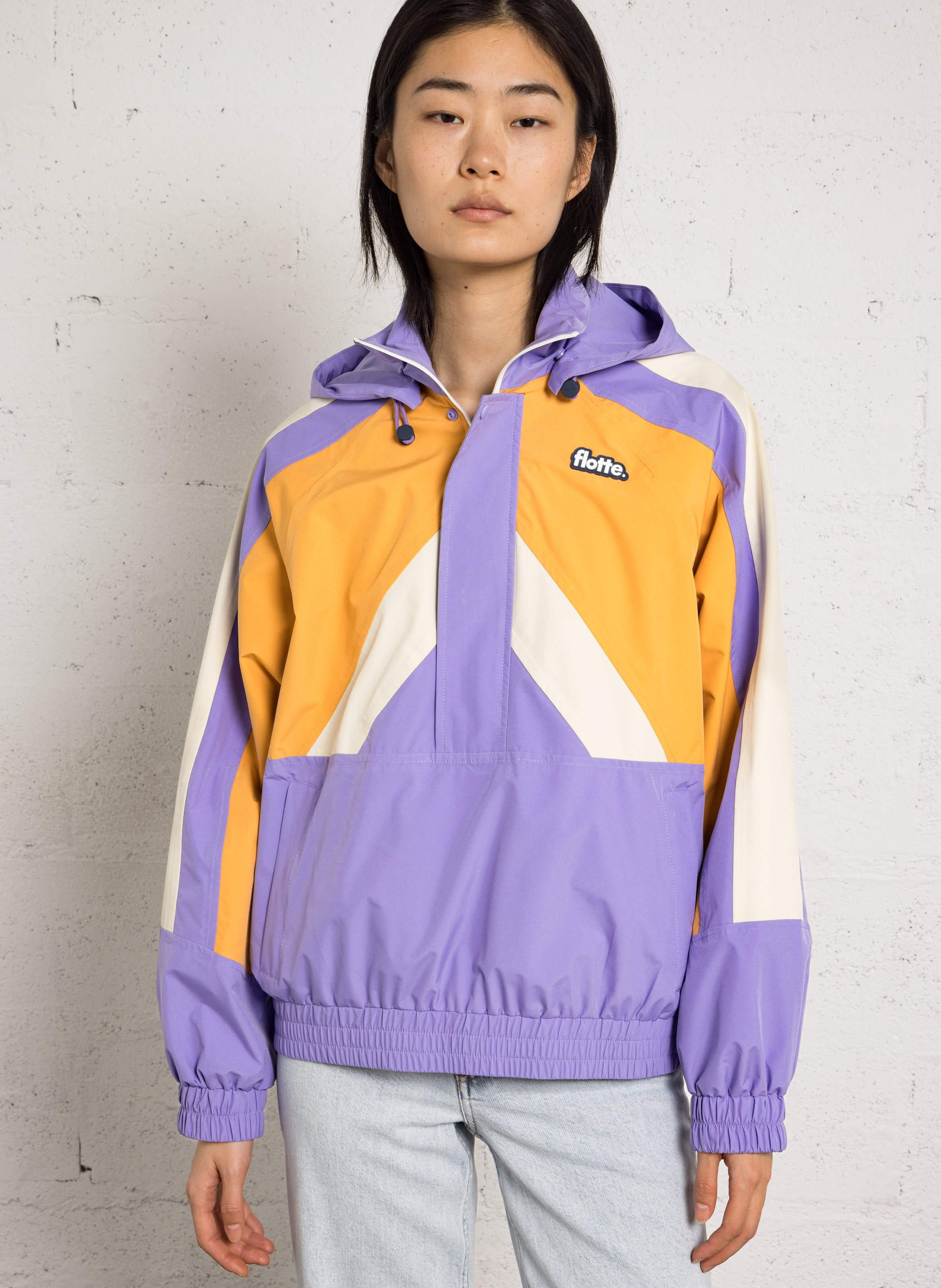 High-neck rainproof jacket FLOTTE