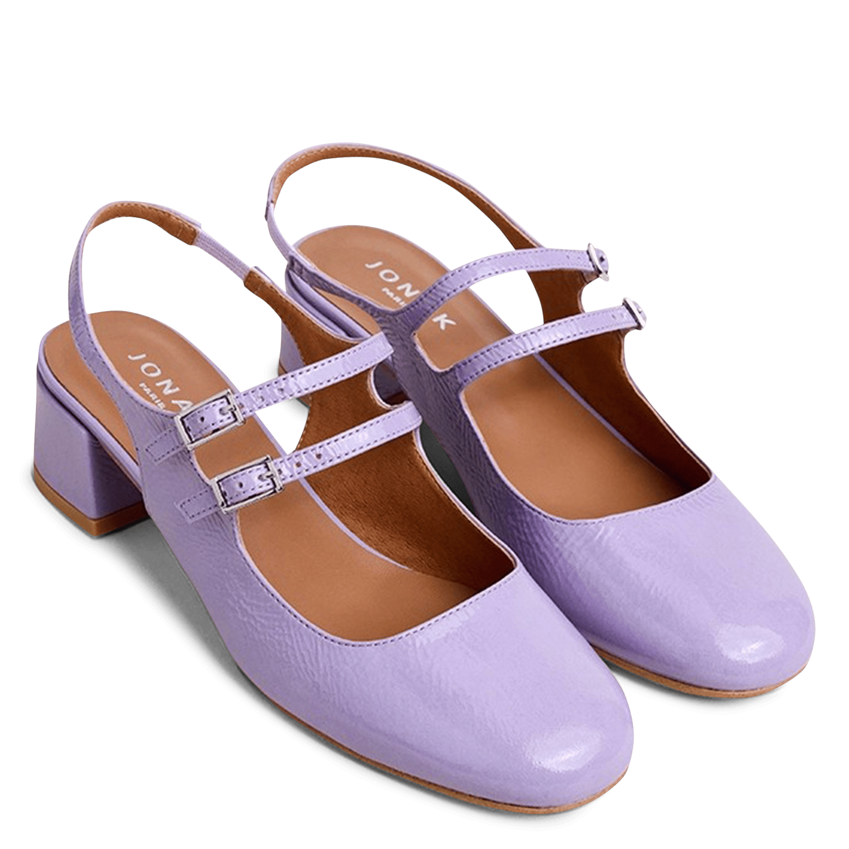 Babies en cuir JONAK Violet