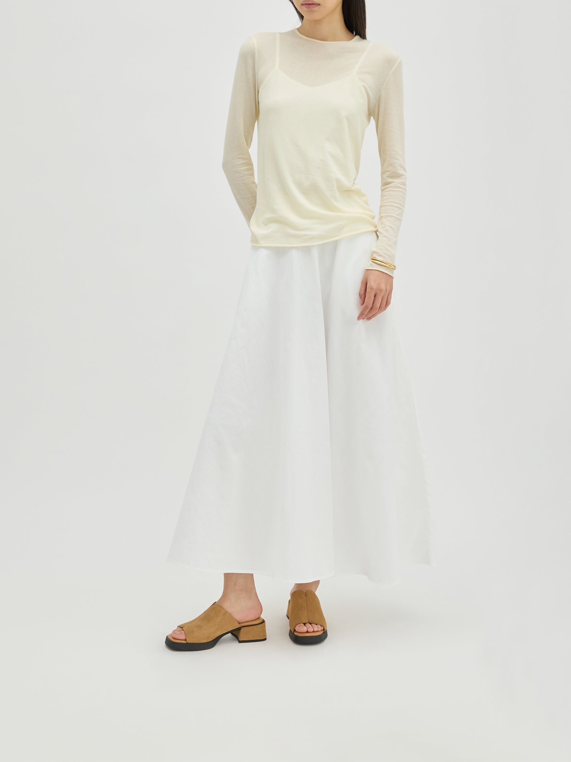 Cow print pony hair effect mules with heel VANESSA WU Brown