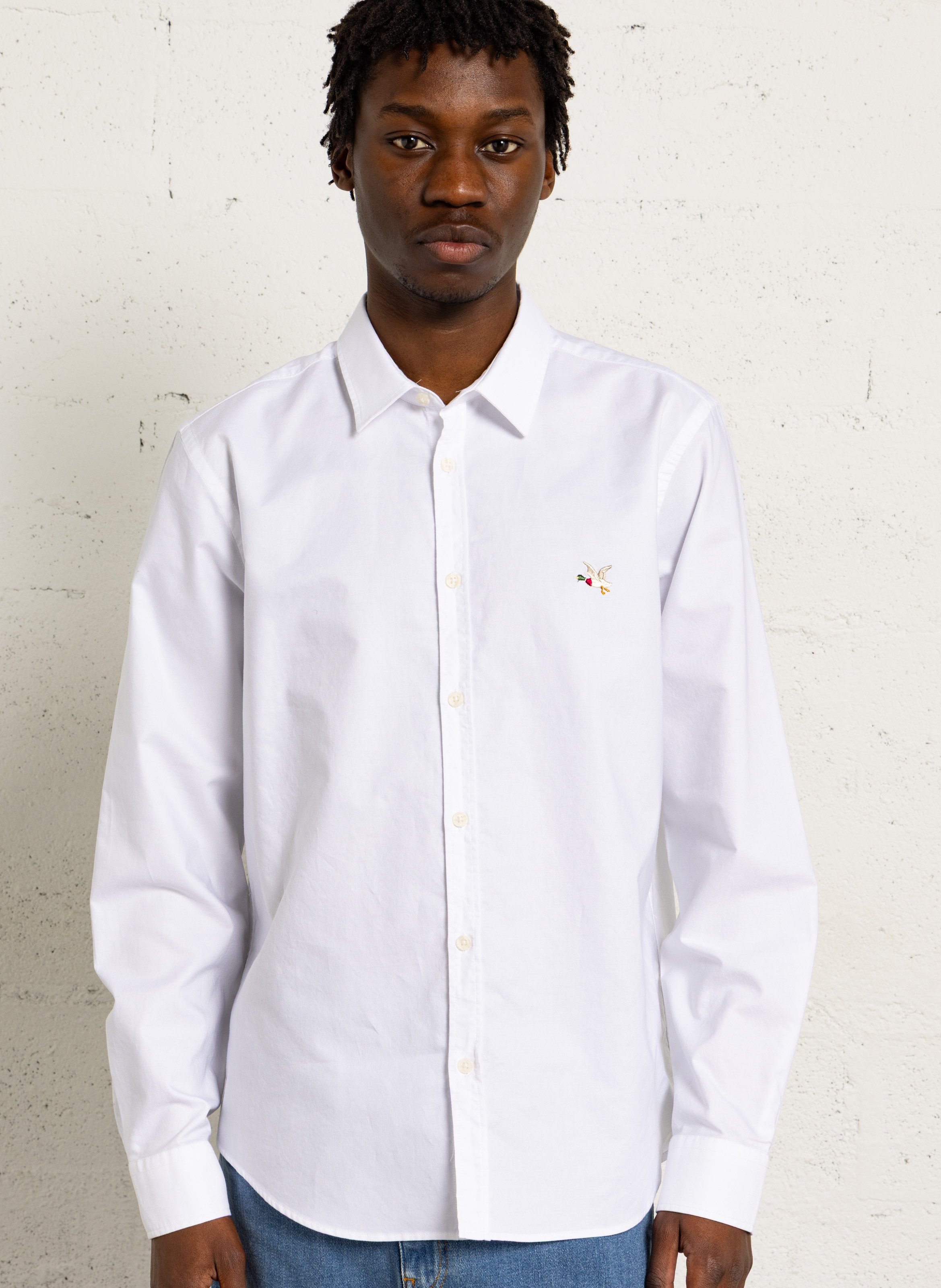 Oversize-Bluse aus Baumwolle mit klassischem Kragen CHEVIGNON