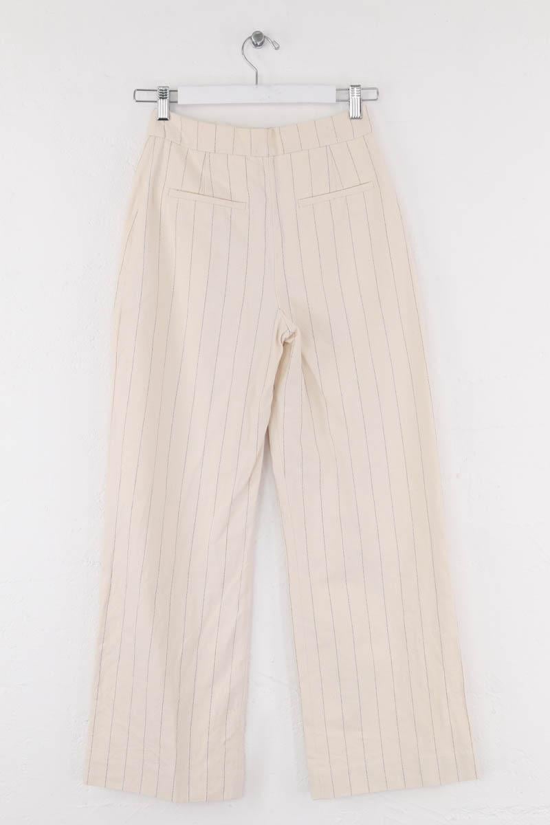 Straight-leg pants SEZANE - Seconde main Beige