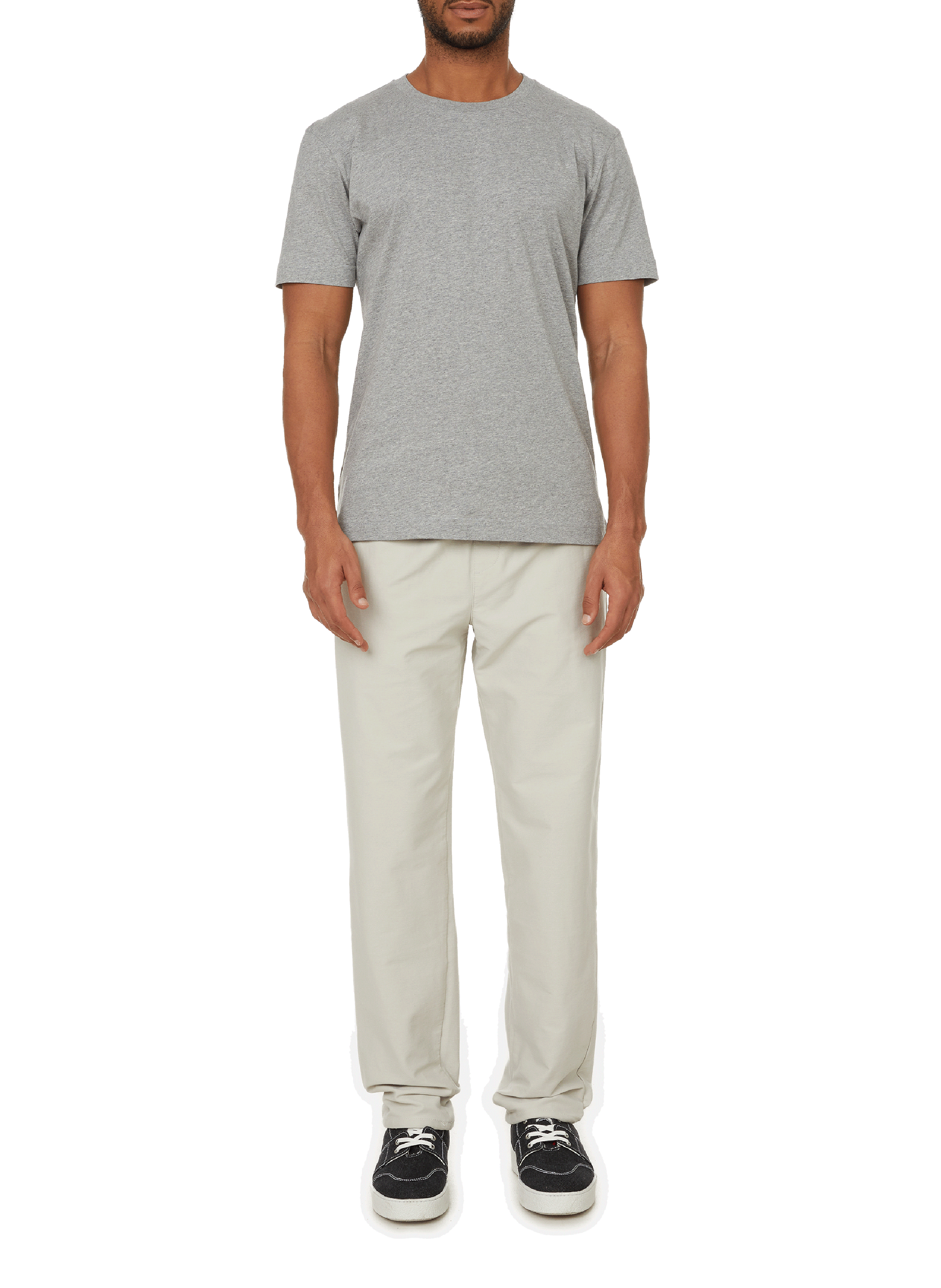 Round neck t-shirt in organic cotton jeff-o. AU PRINTEMPS PARIS Silver