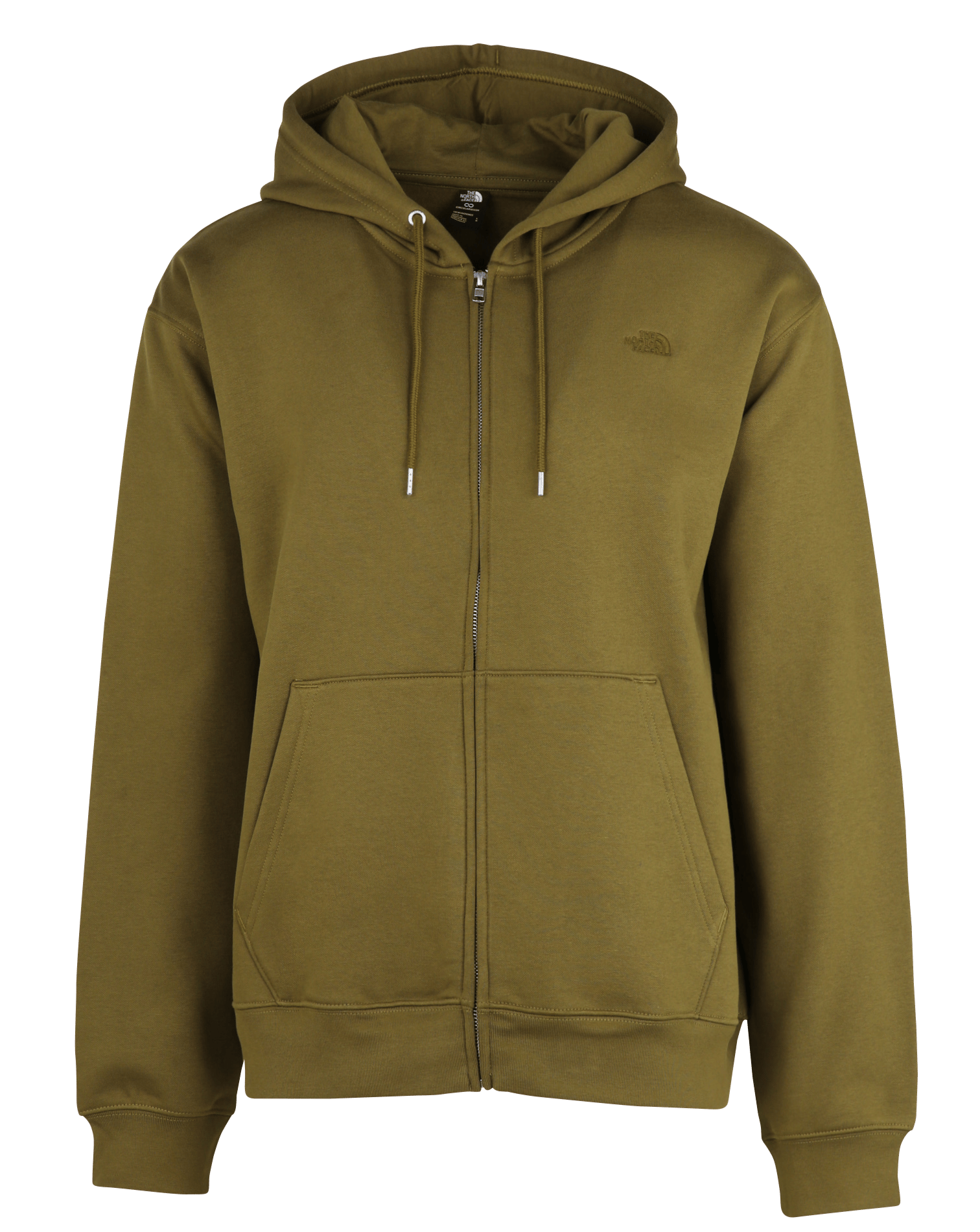 Round-neck cotton-blend sweatshirt THE NORTH FACE Khaki