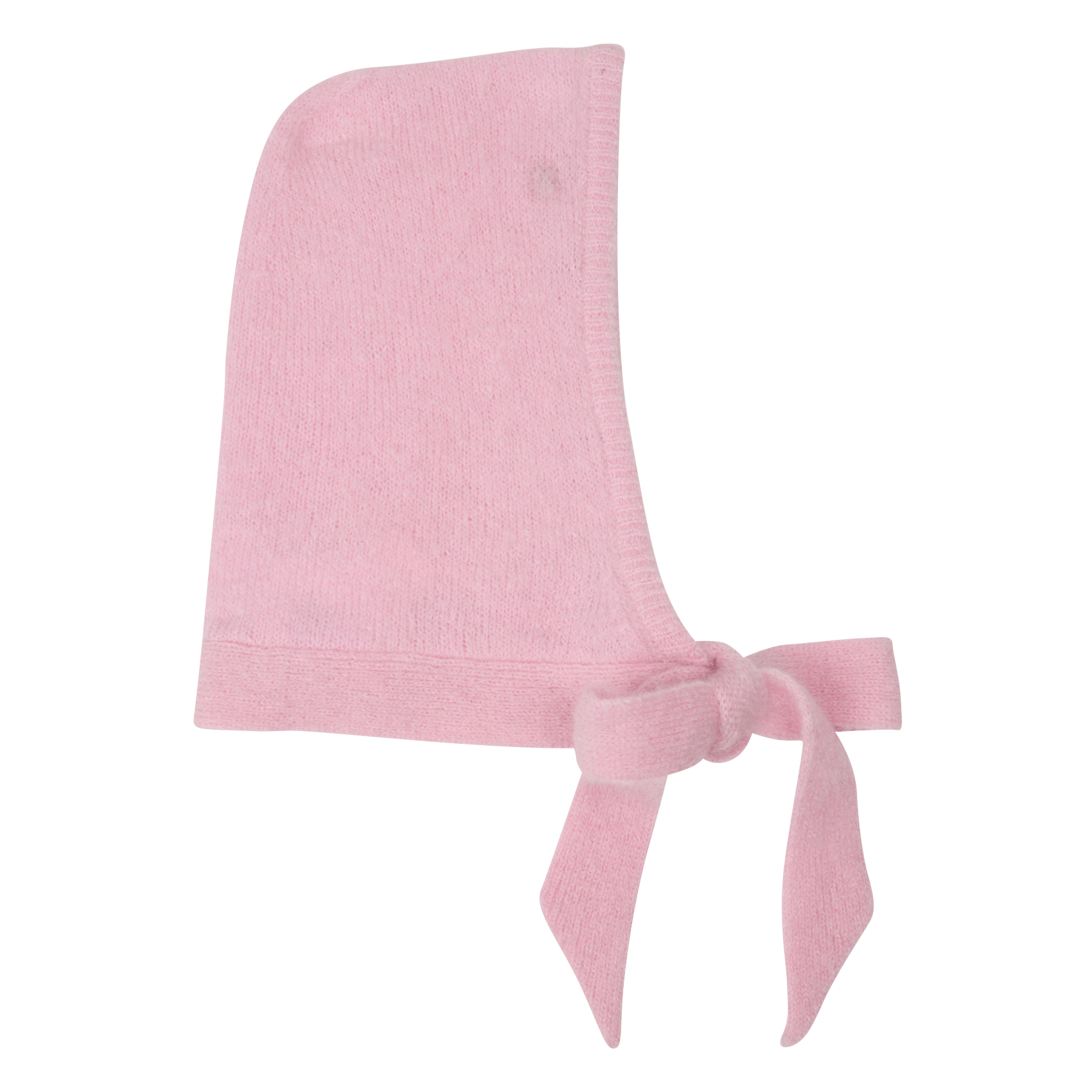 Capuchon te binden in gemengde mohair DES PETITS HAUTS Roze