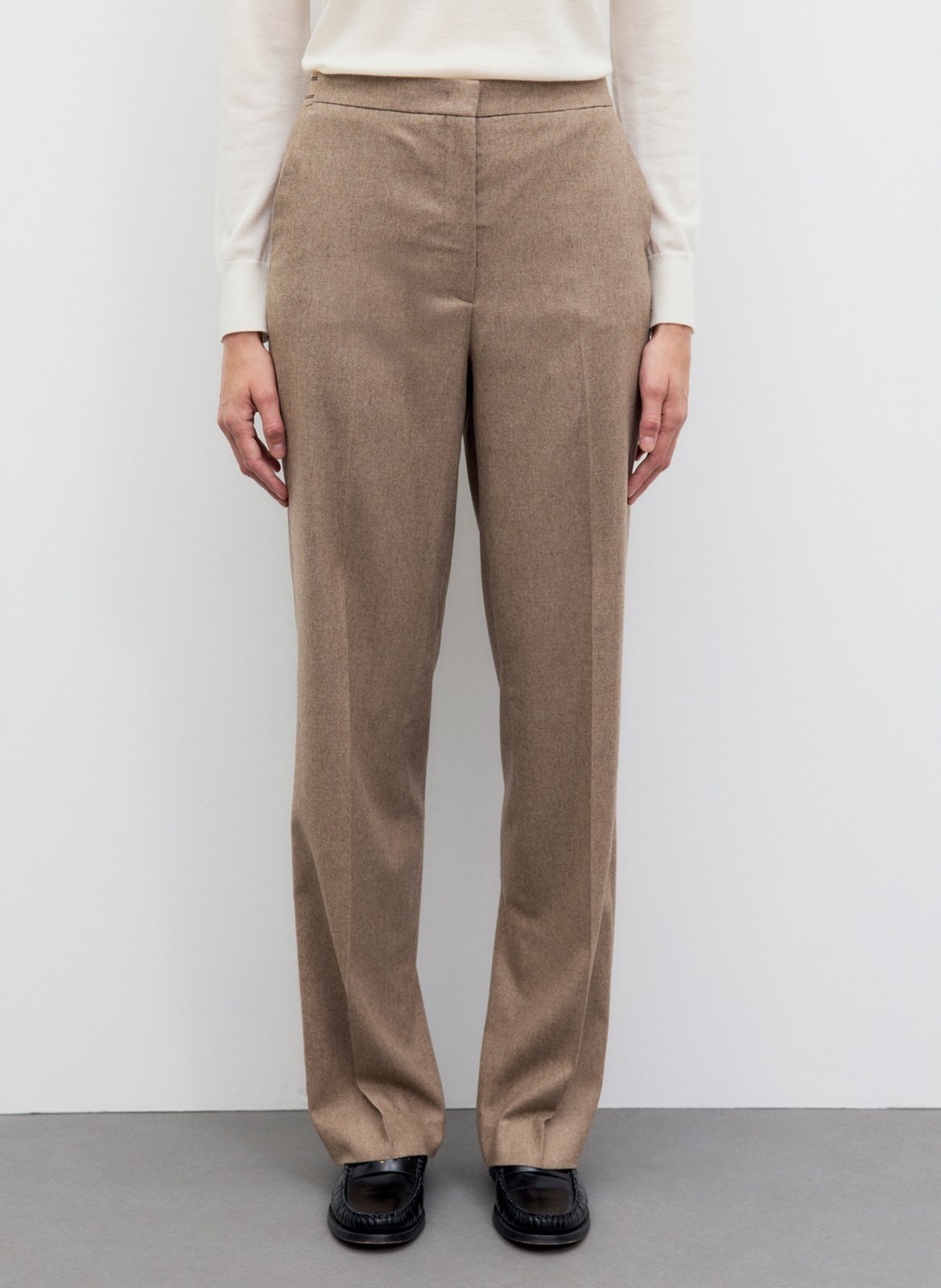 Gerade geschnittene einfarbige Anzughose GERARD DAREL Beige
