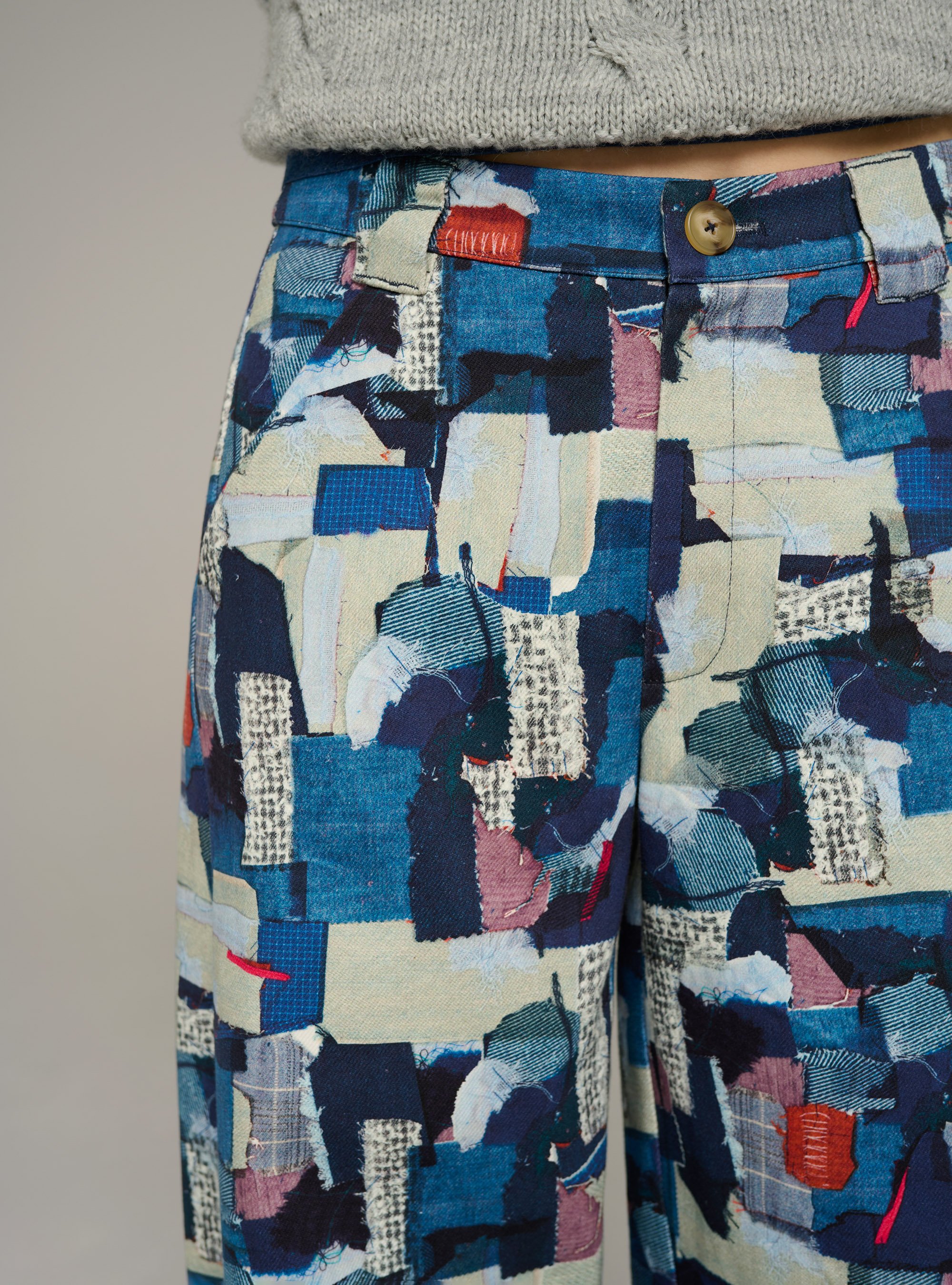 Dikke katoenen jeans | Blauw COTELAC ACOTE Dames