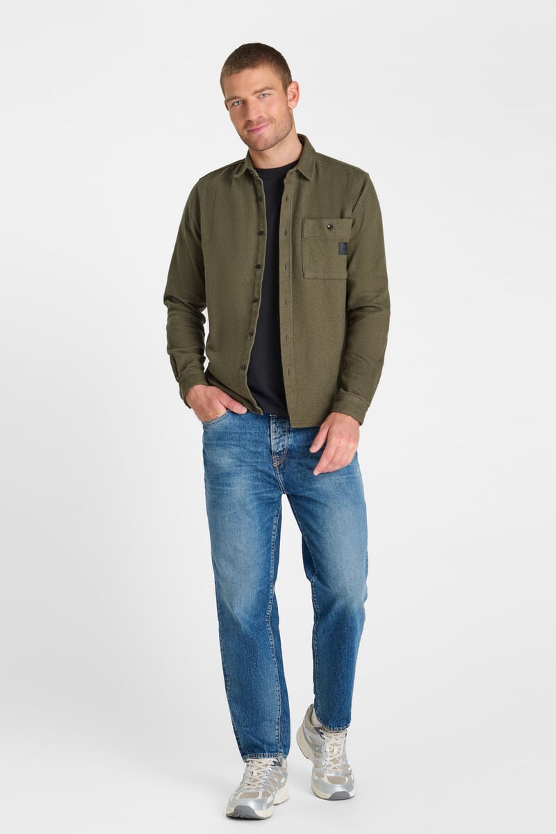 Buttoned shirt LE TEMPS DES CERISES Khaki