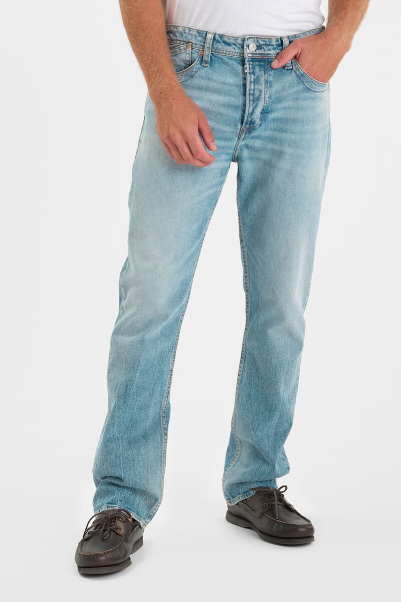 Loose-Fit Buttoned Jeans LE TEMPS DES CERISES Blue