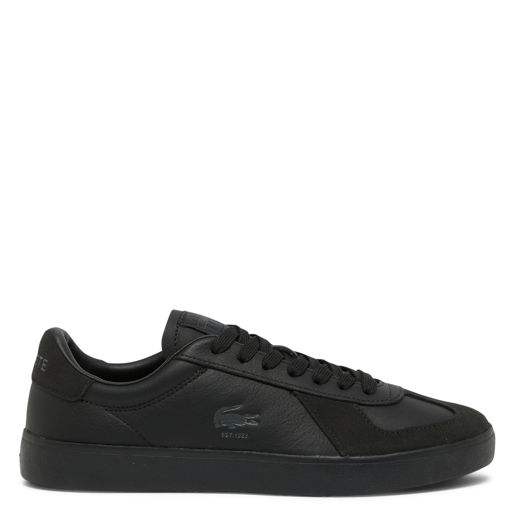 Lace-up low-top sneakers LACOSTE Black