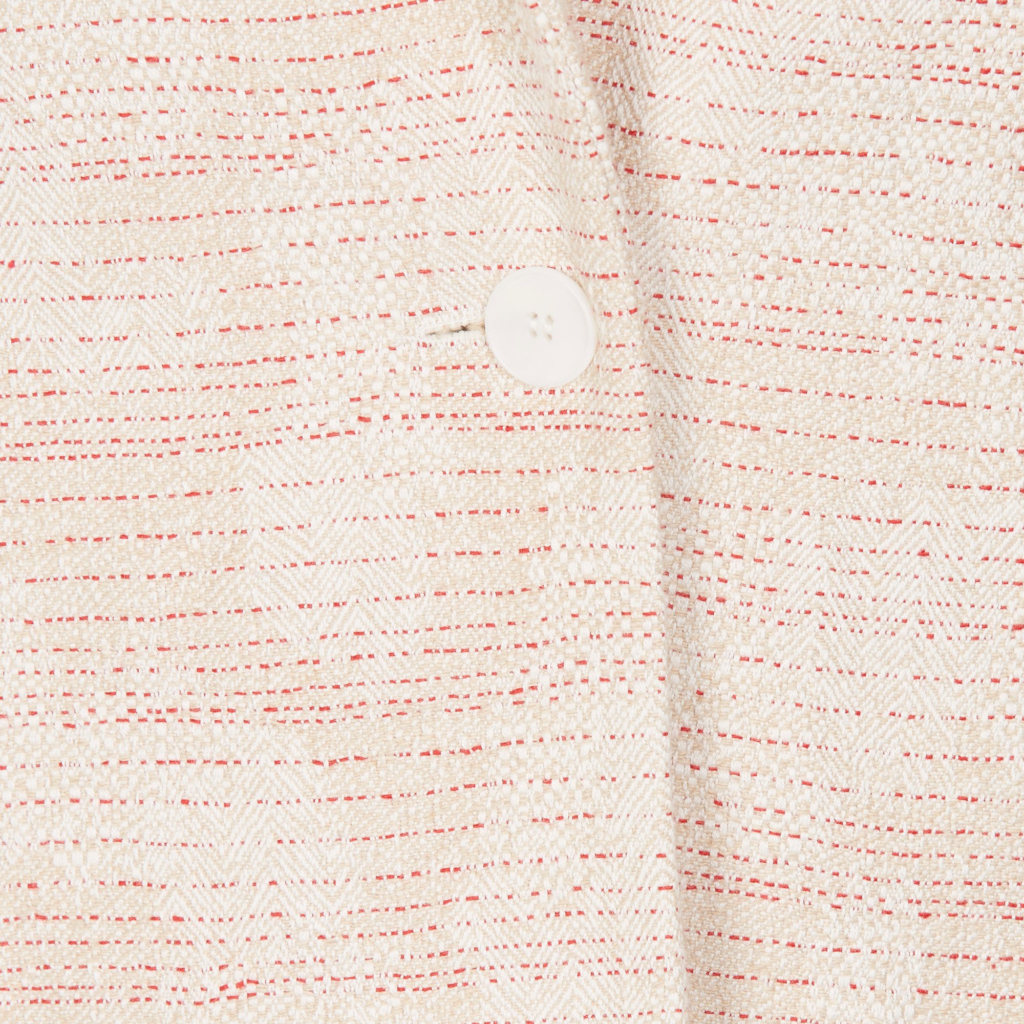 Veste en coton à rayures fines Qornala SWILDENS Rouge