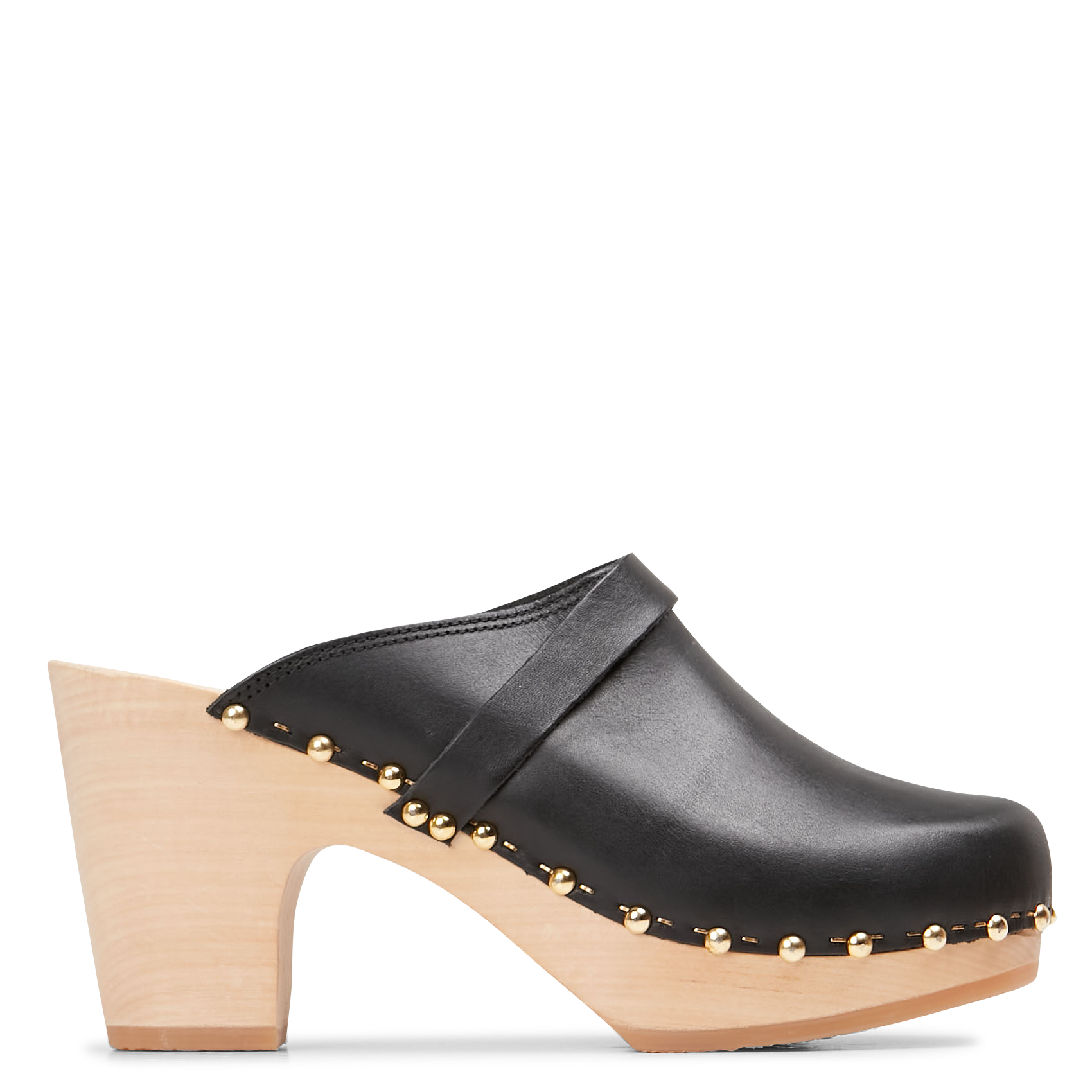 Leder-Clogs mit Absatz SABOTS YOUYOU Schwarz