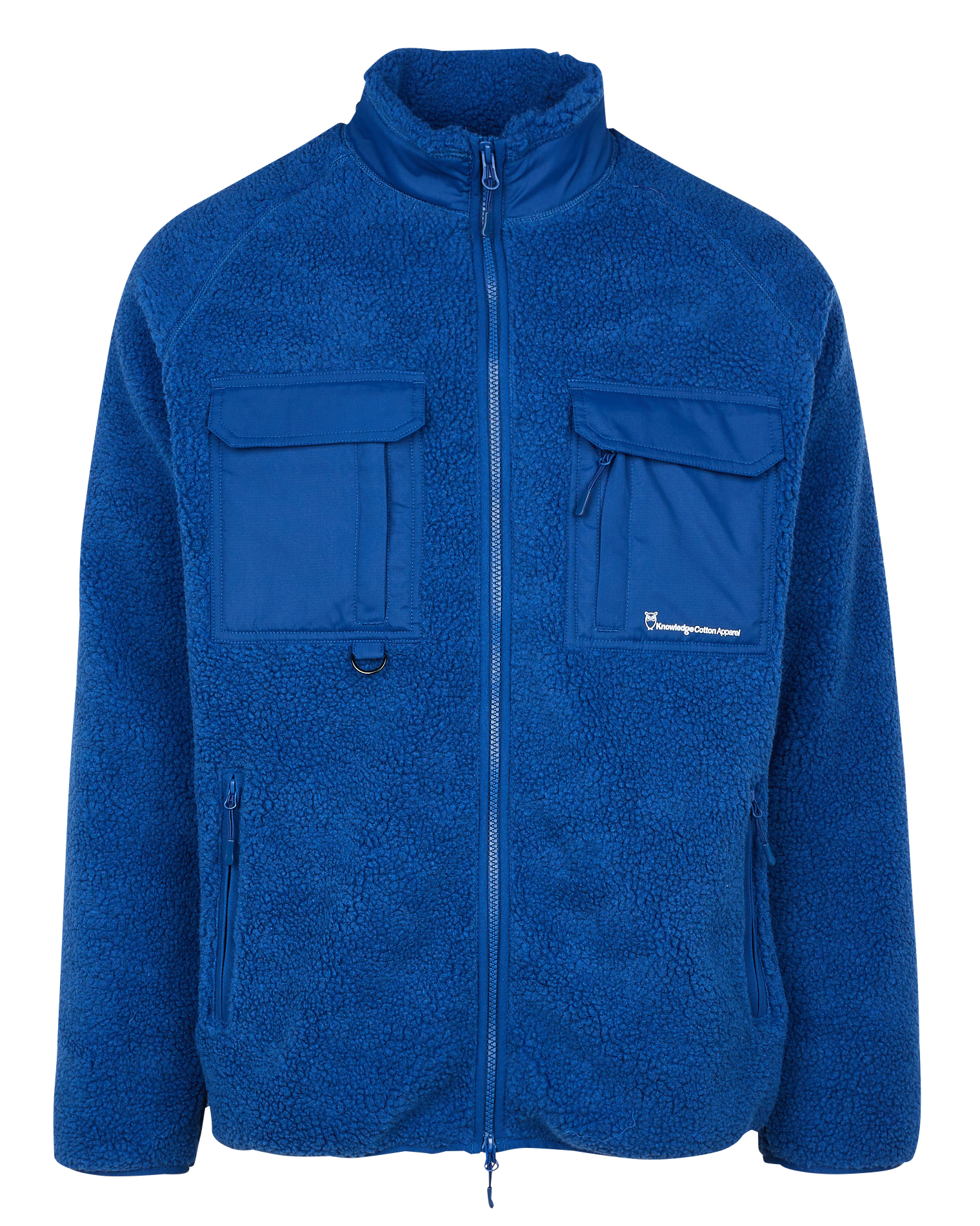 Veste polaire en matière recyclé KNOWLEDGE COTTON APPAREL Bleu
