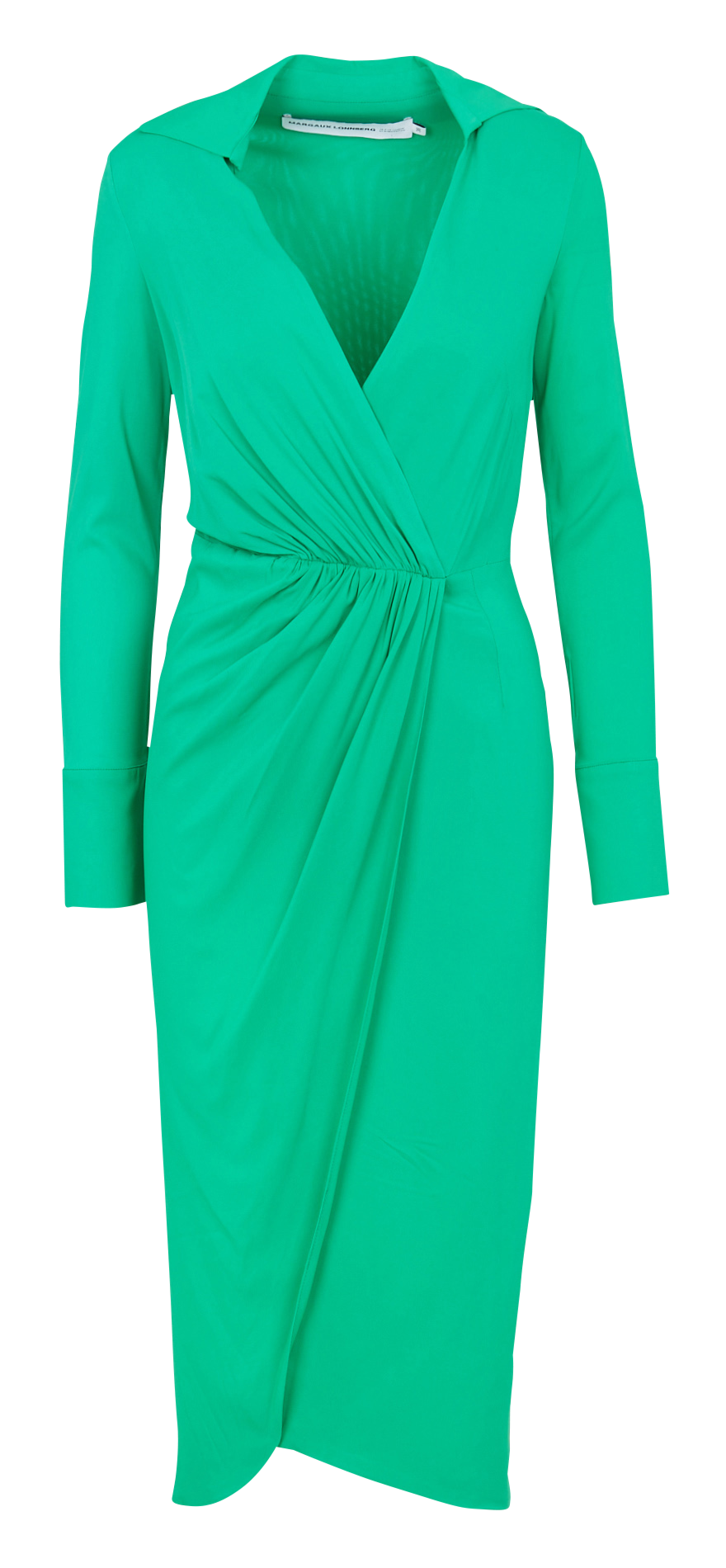 Robe midi décolleté en V  MARGAUX LONNBERG Vert