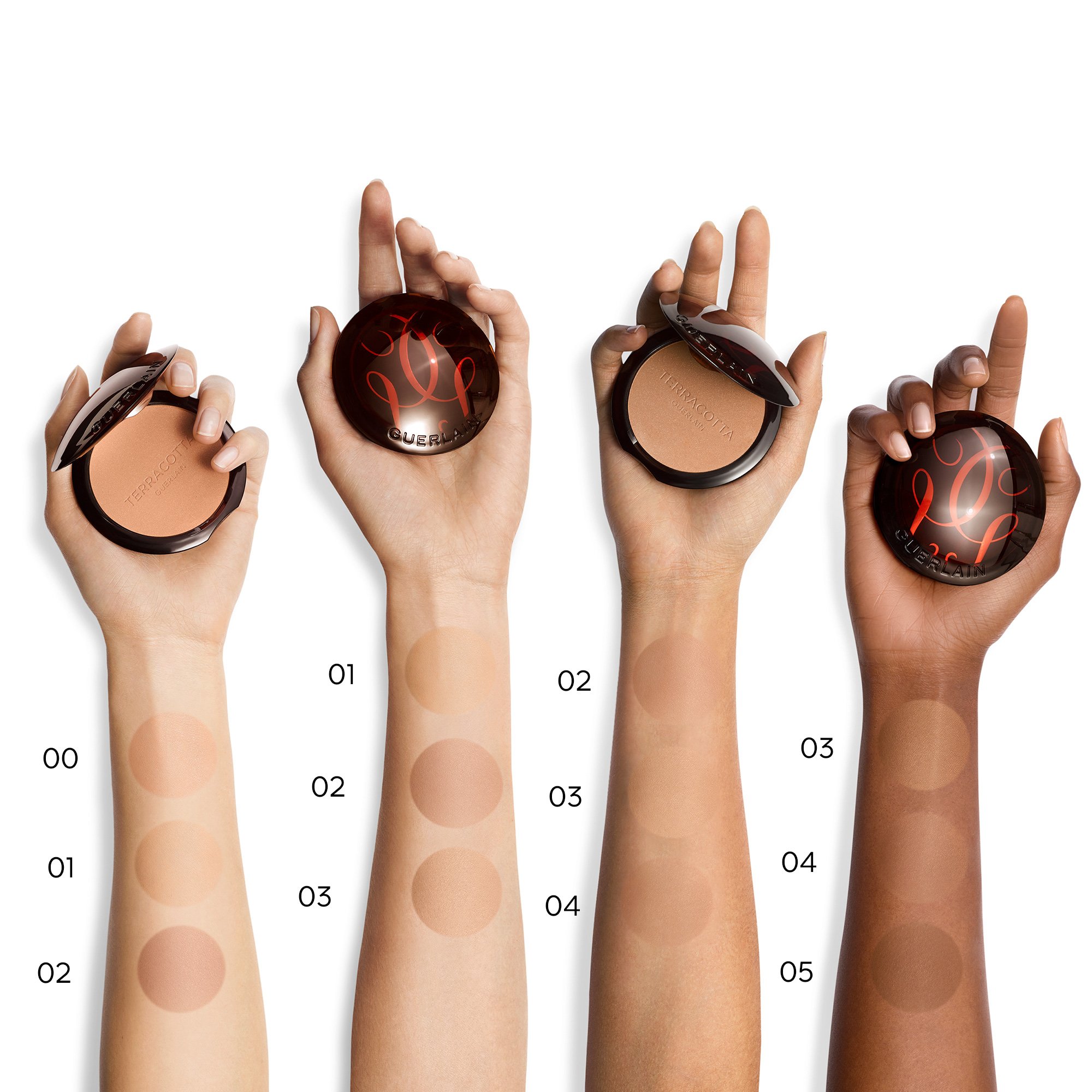 Terracotta Bronzing Powder - 96% ingredients of natural origin Clair rosé