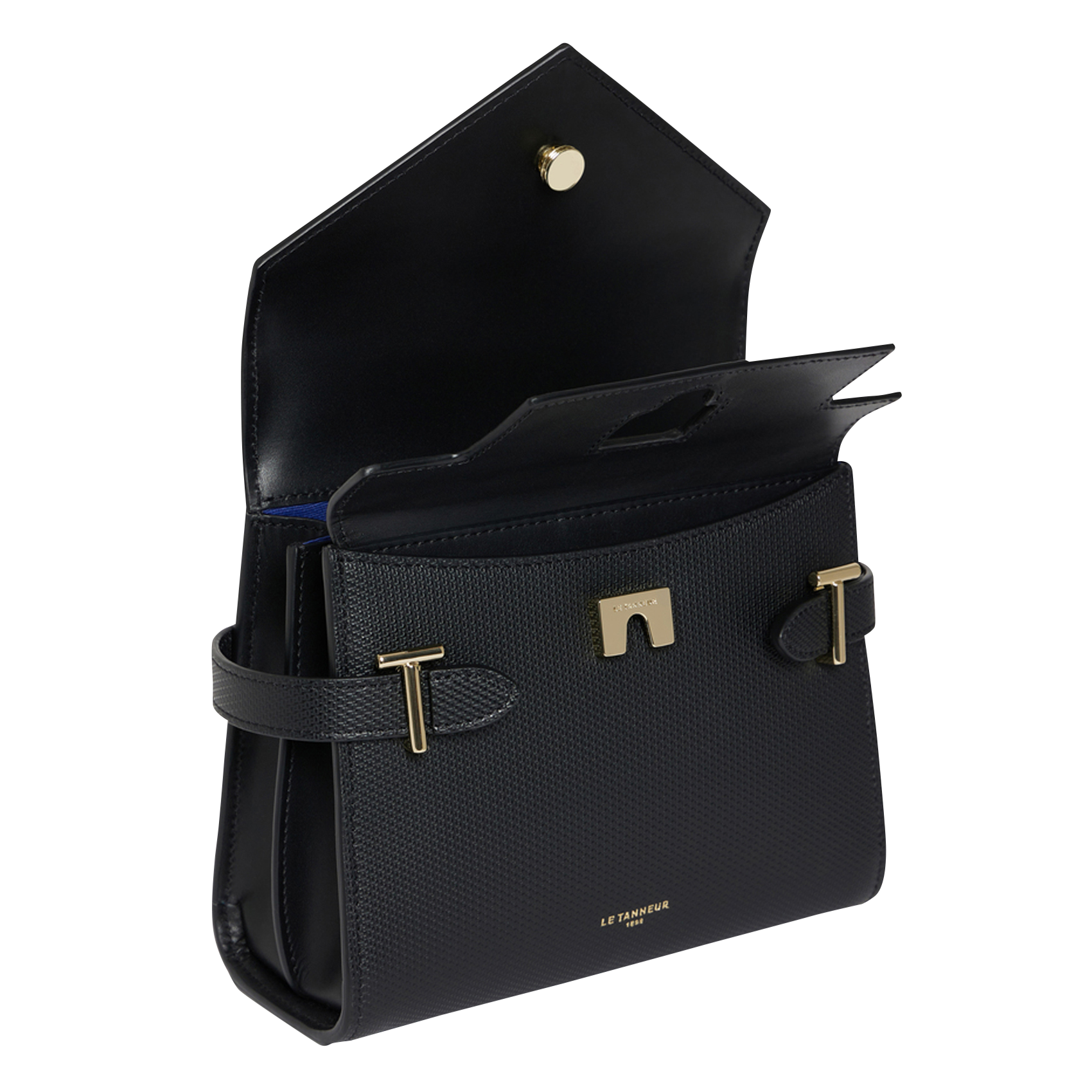 Sac à main en cuir LE TANNEUR Noir
