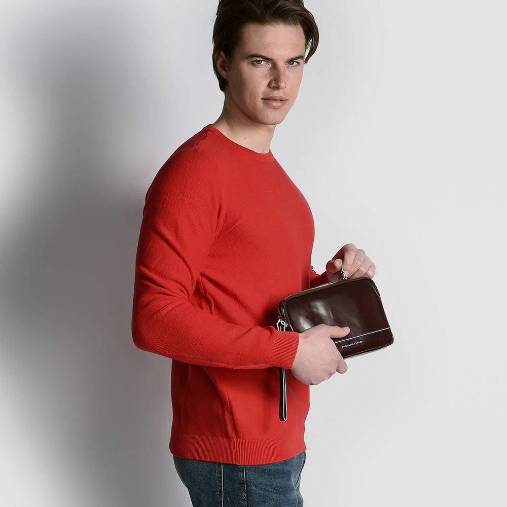 Men's handbag with handle PIQUADRO Black